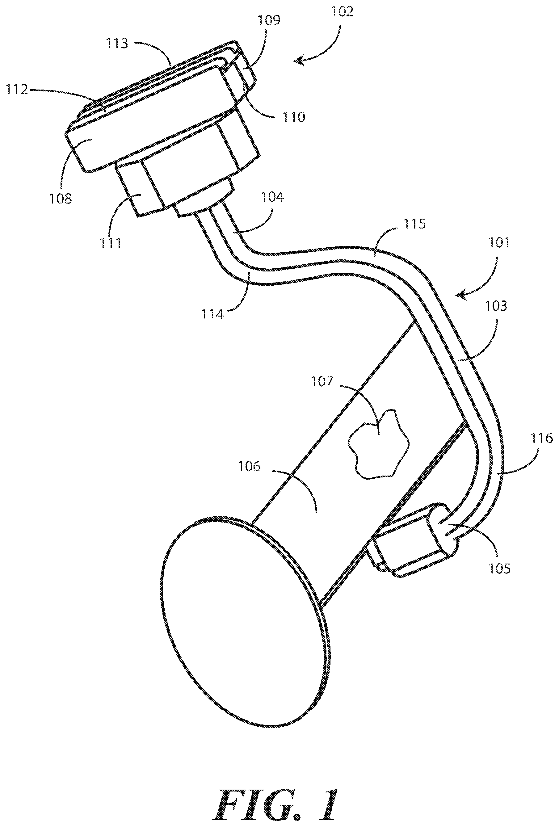 Patent US12396586 Figure 1 – Hangable apparatus and systems and methods therefor