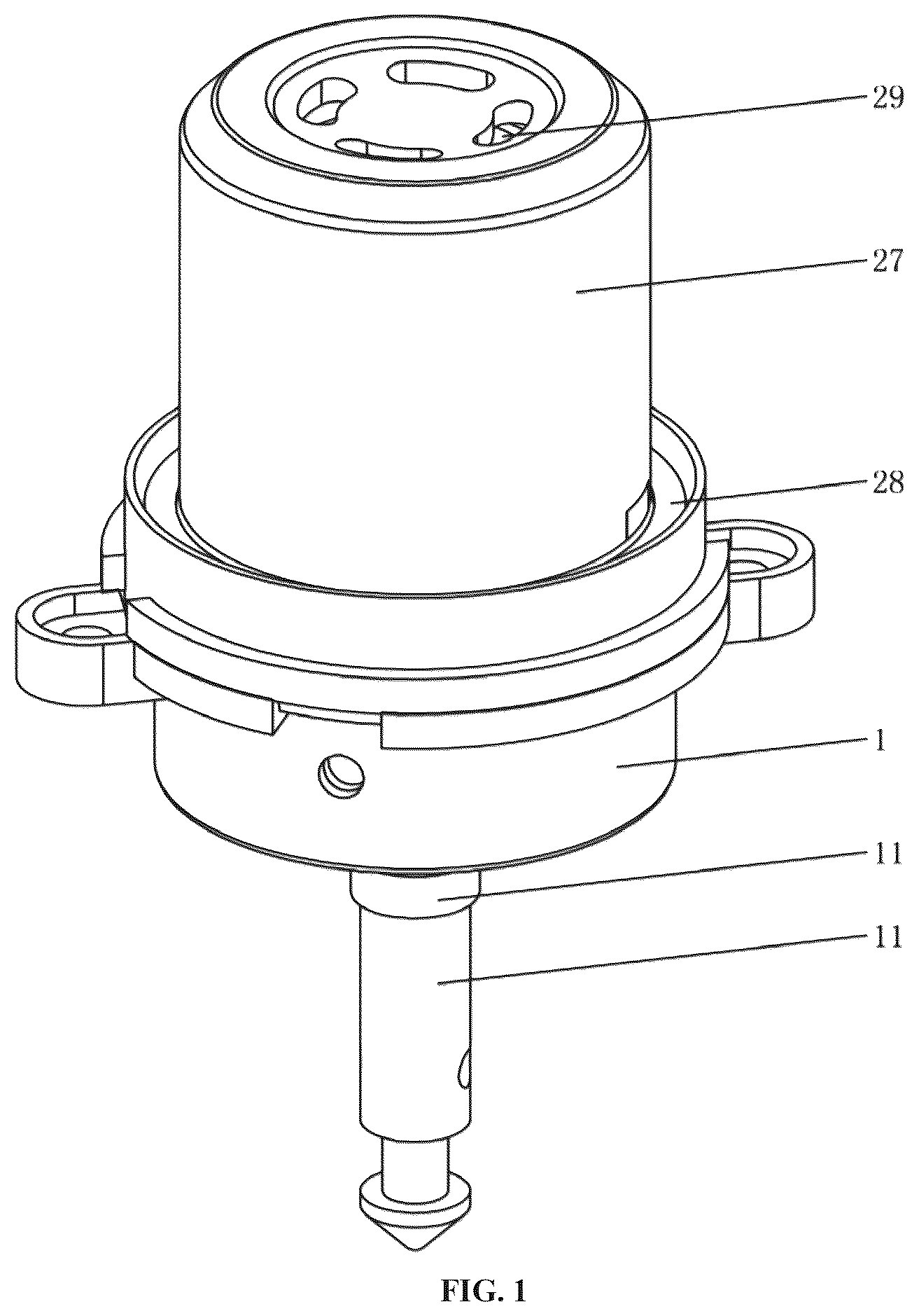 Patent US12396587 Figure 1 – Intelligent pressure solenoid valve