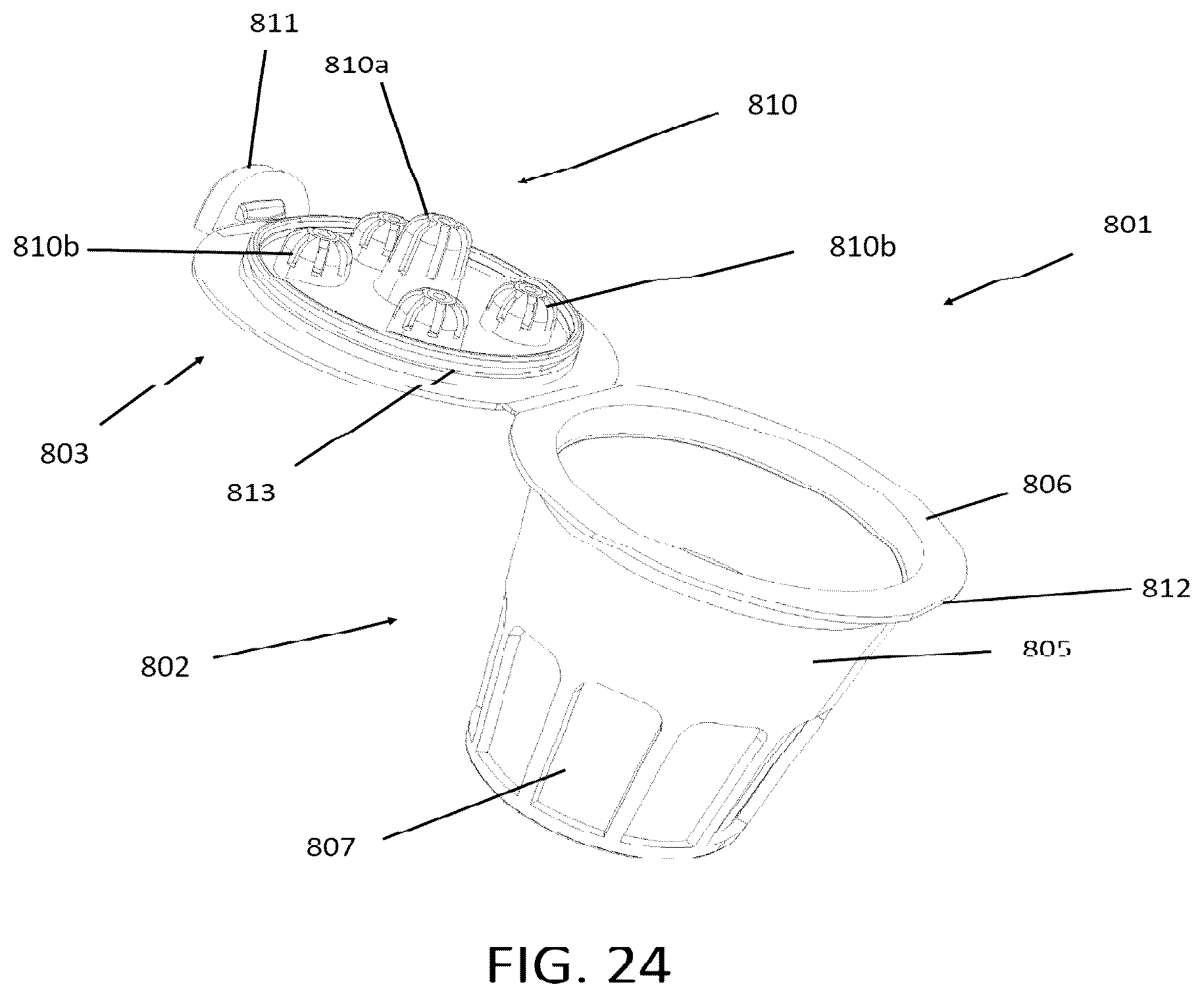 Patent US12396588 Figure 17 – Brewing material container for a beverage brewer