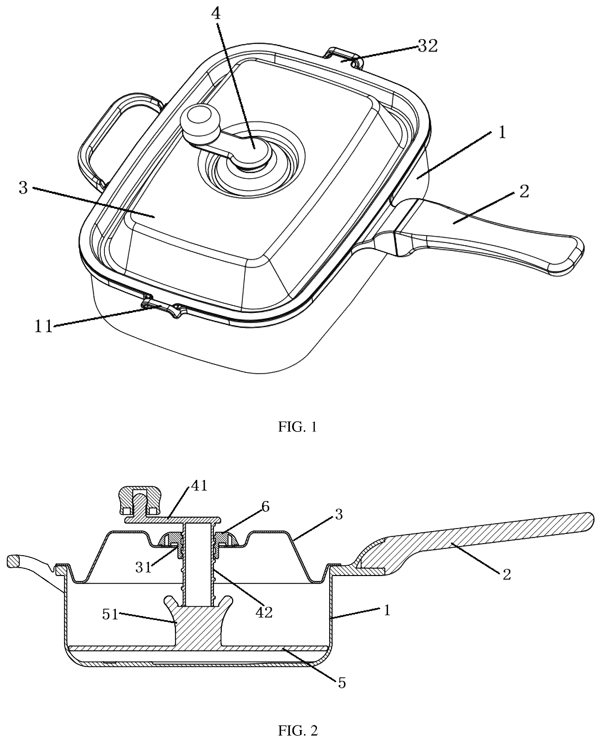 Patent US12396593 — Cooking utensil — Figure 1