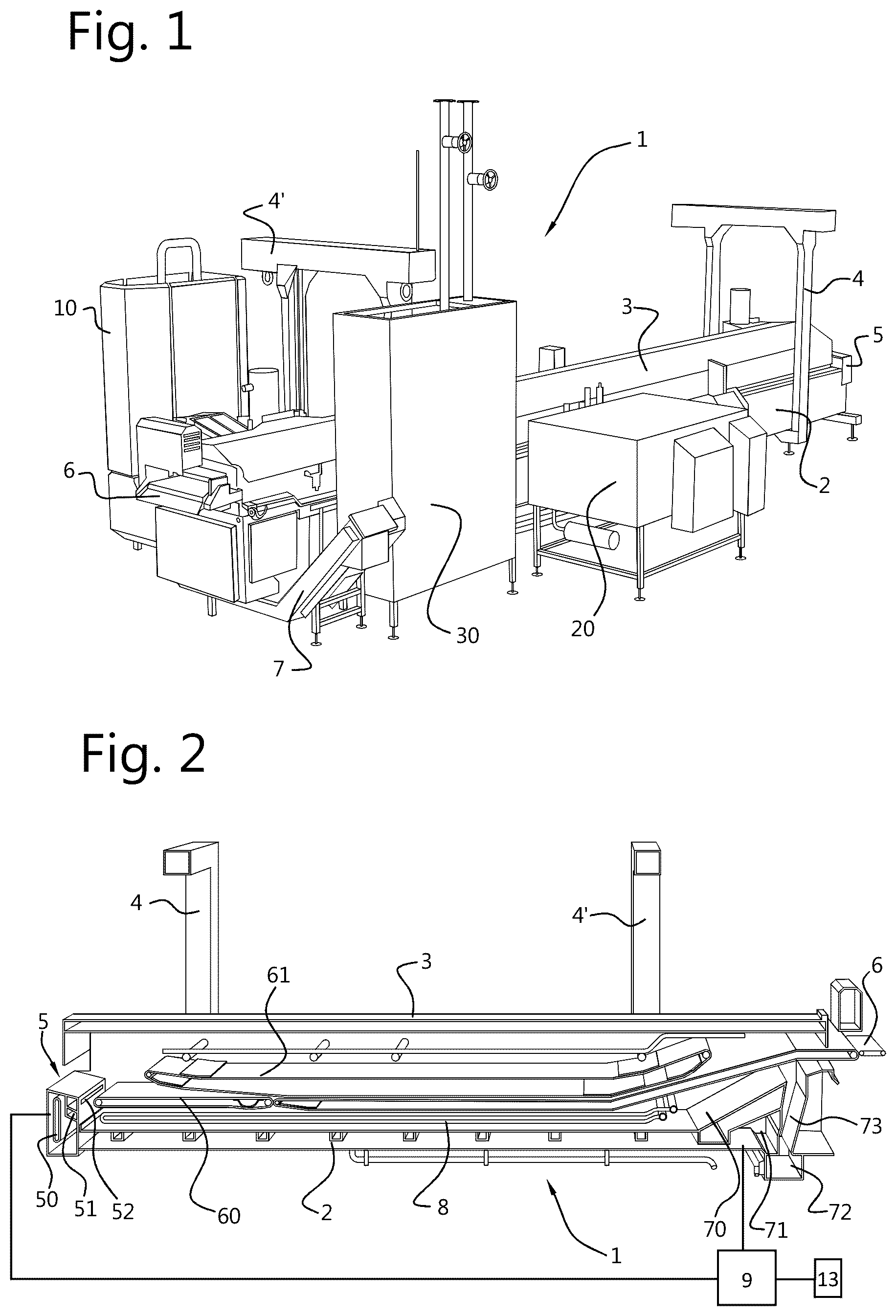 Patent US12396594 — Continuous frying device — Figure 1