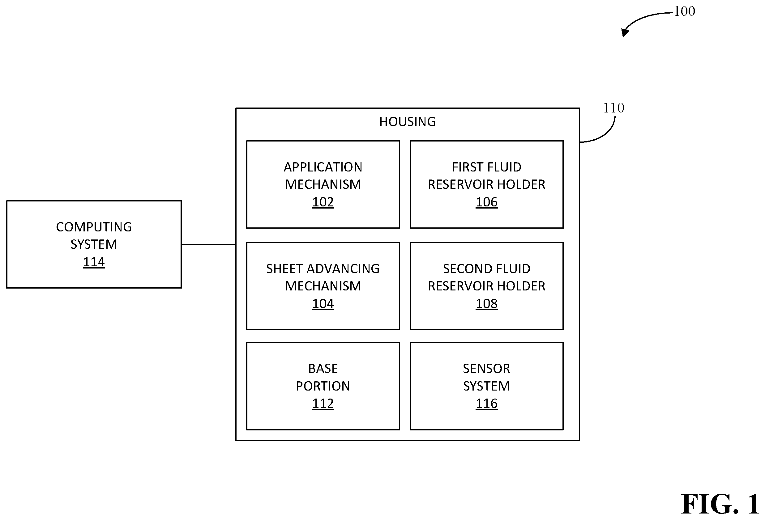 Patent US12396600 — Fluid dosing substrate dispenser — Figure 1