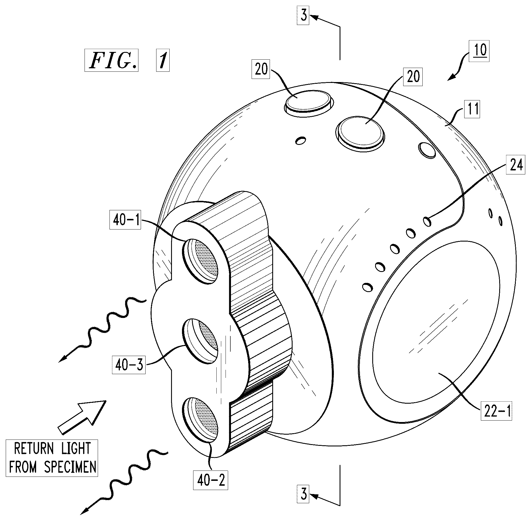 Patent US12396623 — Vision sensor apparatus for medical diagnostic applications — Figure 1