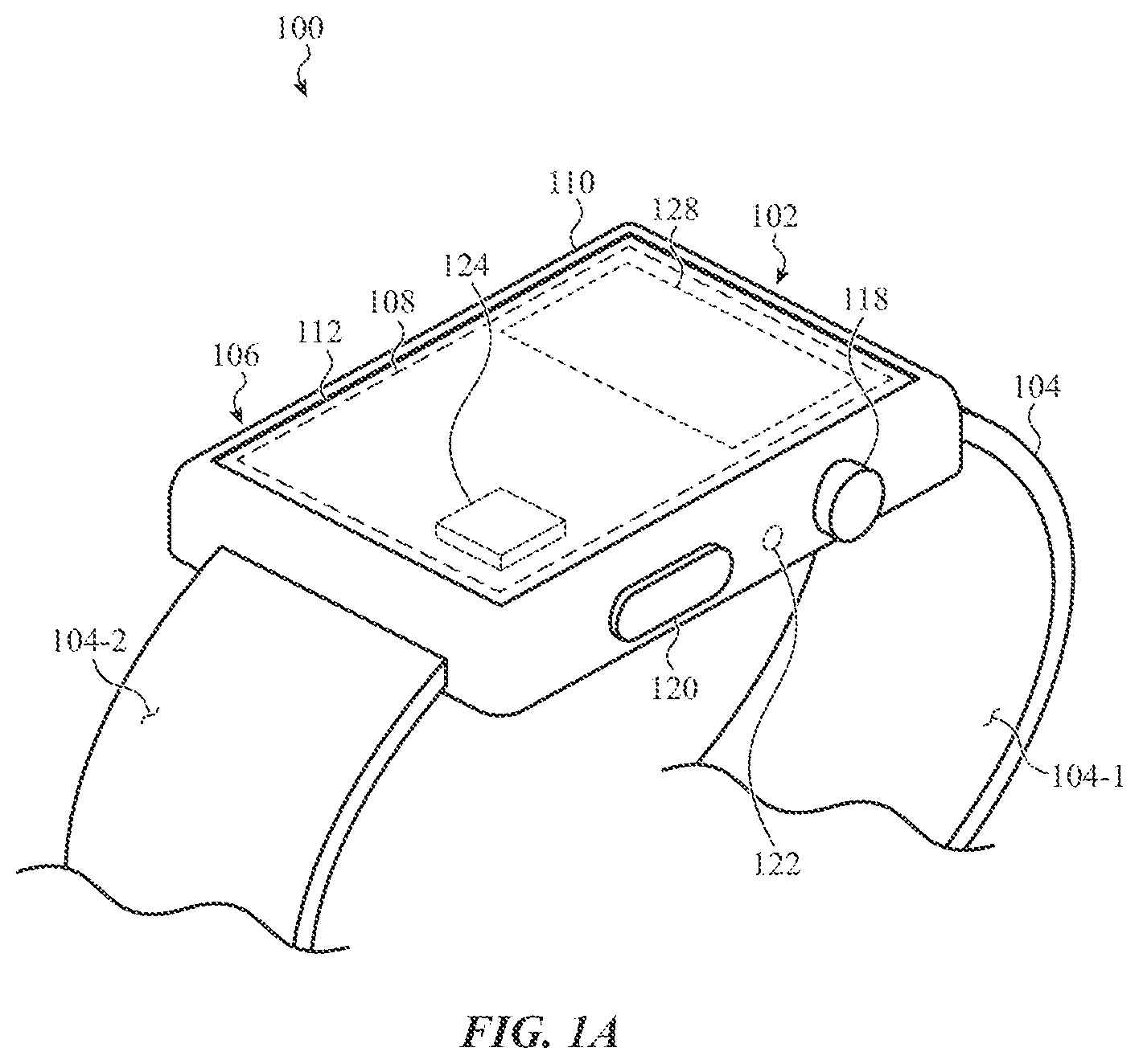 Patent US12396686 — Sensing health parameters in wearable devices — Figure 1