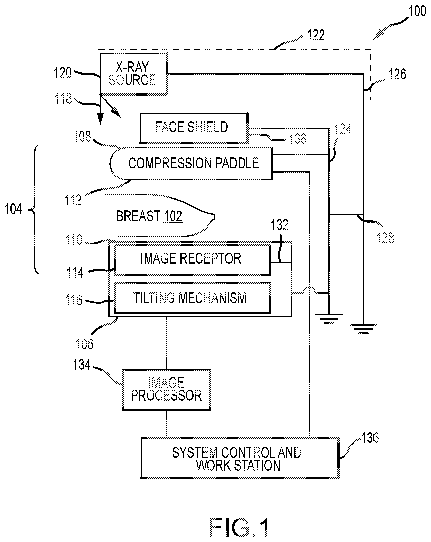 Patent US12396693 — Systems and methods for confirming tissue specimens removed using contrast-enhanced x-ray imaging — Figure 1
