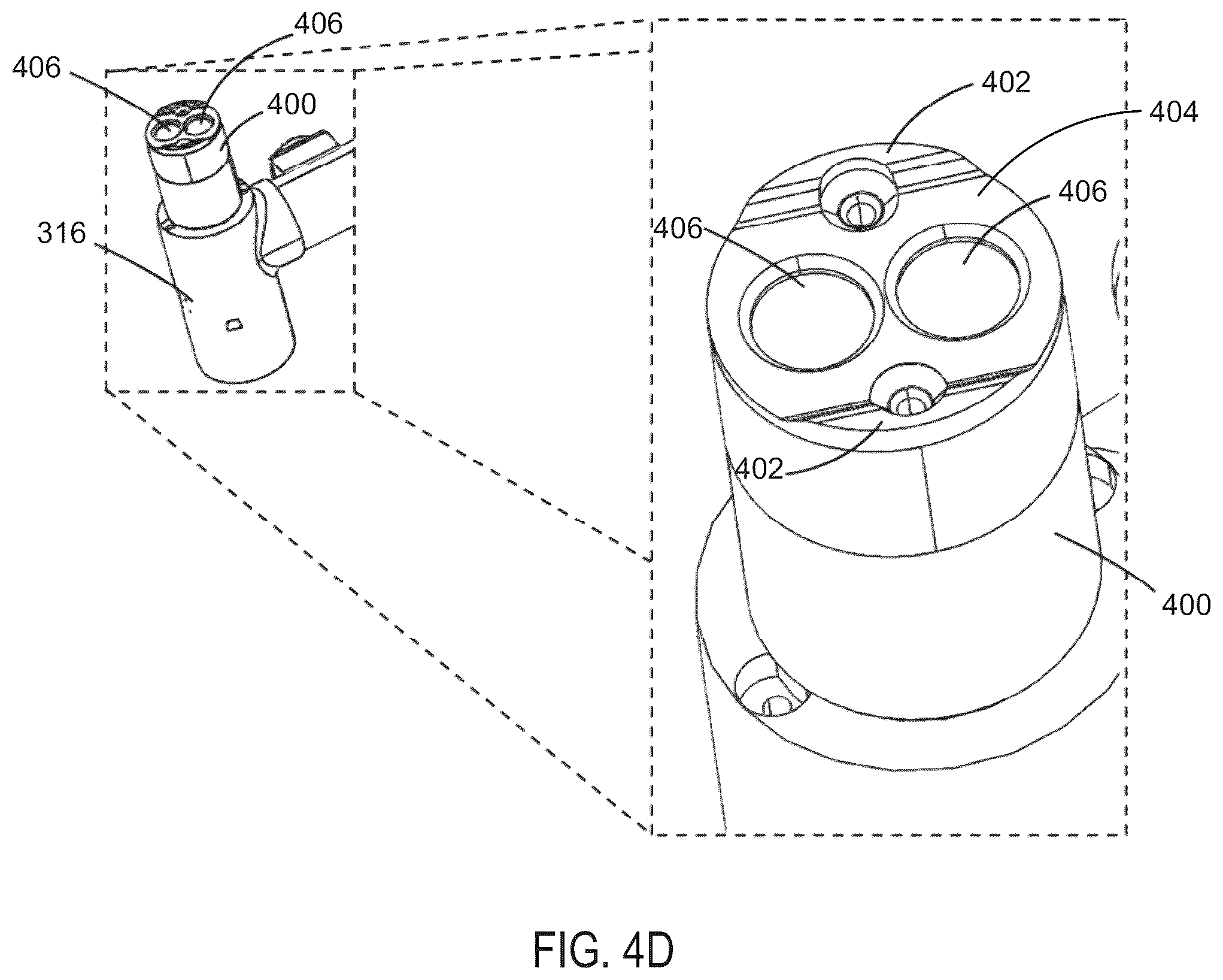 Patent US12396711 Figure 6 – Co-manipulation surgical system having multiple operational modes for use with surgical instruments for performing surgery