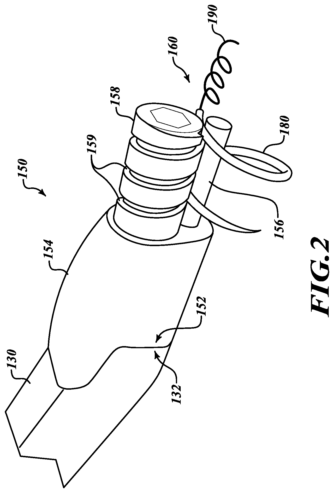 Patent US12396721 Figure 2 – Movable suturing apparatus and method