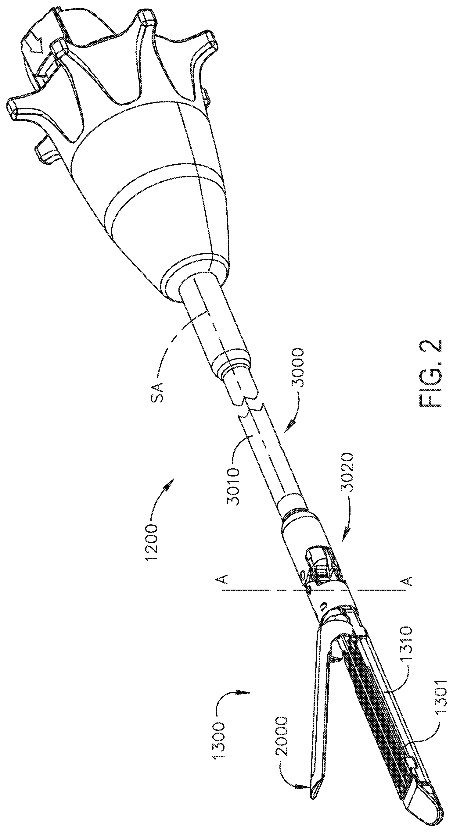 Patent US12396727 Figure 2 – Adaptation of independent firing and closure powered stapling systems