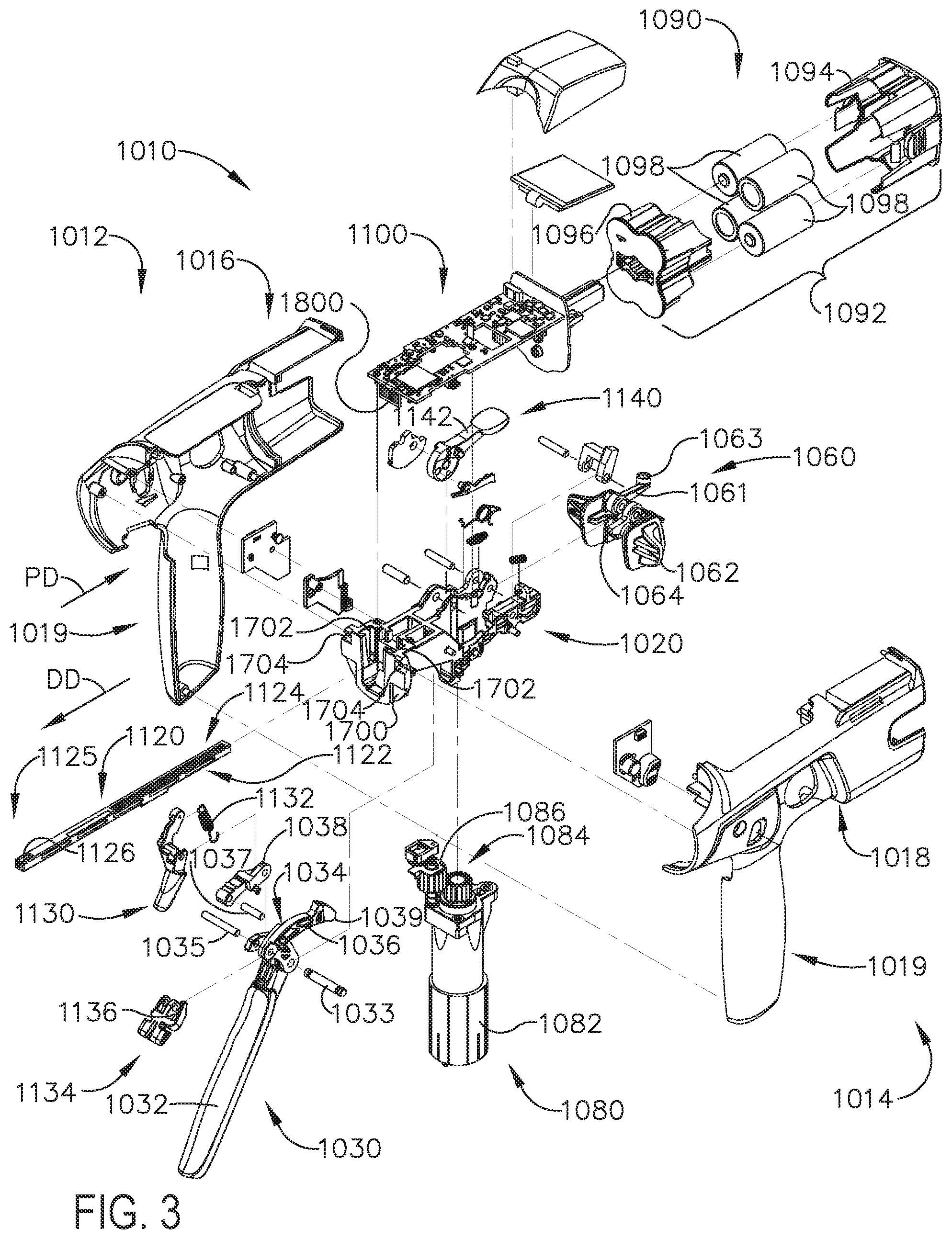 Patent US12396727 Figure 3 – Adaptation of independent firing and closure powered stapling systems