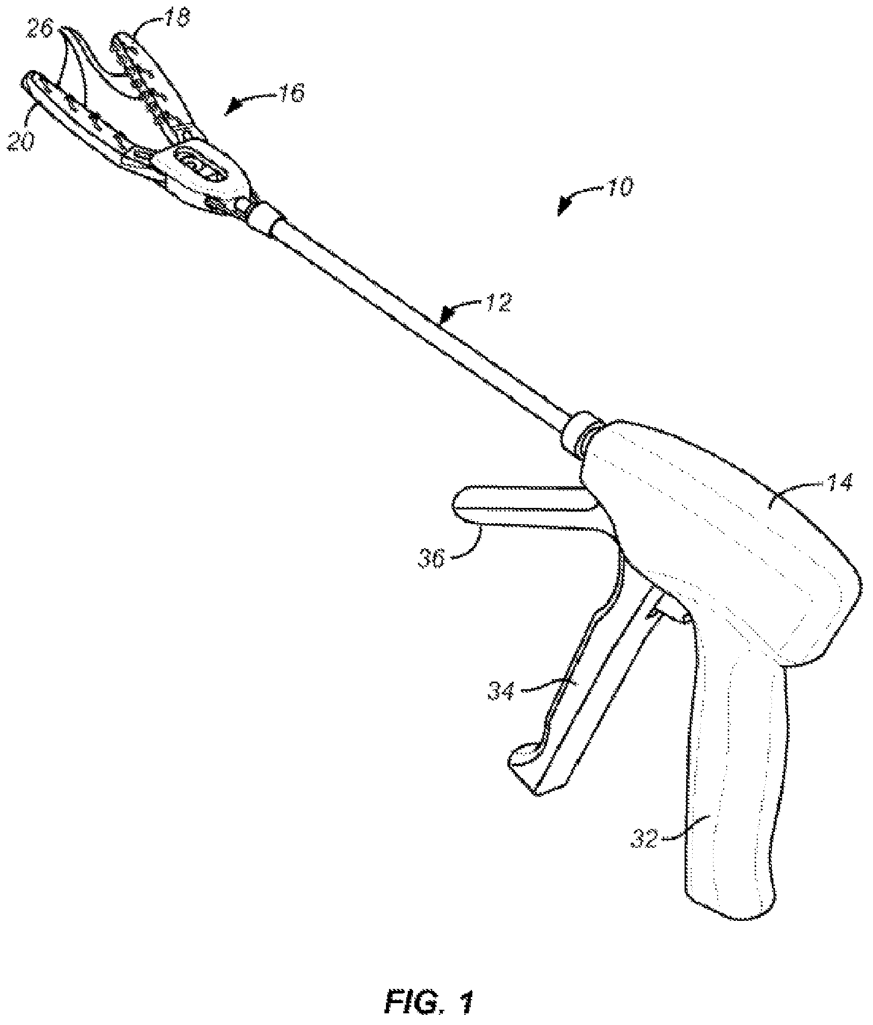 Patent US12396729 Figure 1 – Fastener applicator with interlock