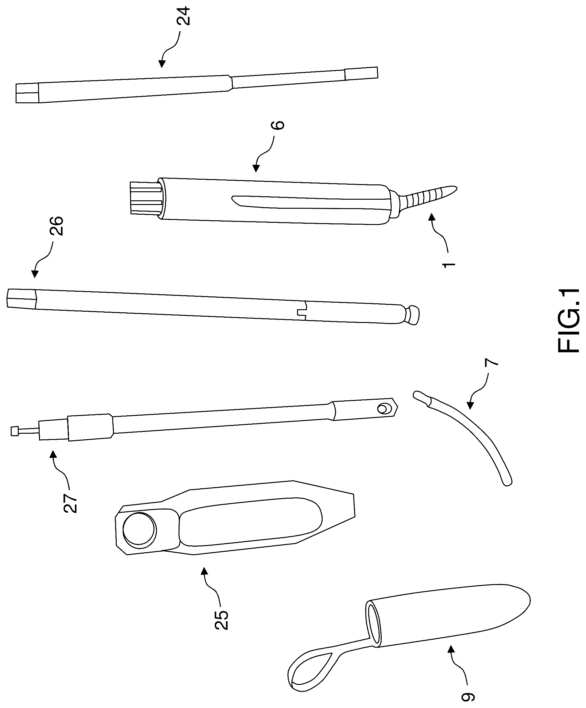 Patent US12396760 — Orthopedic implant kit — Figure 1