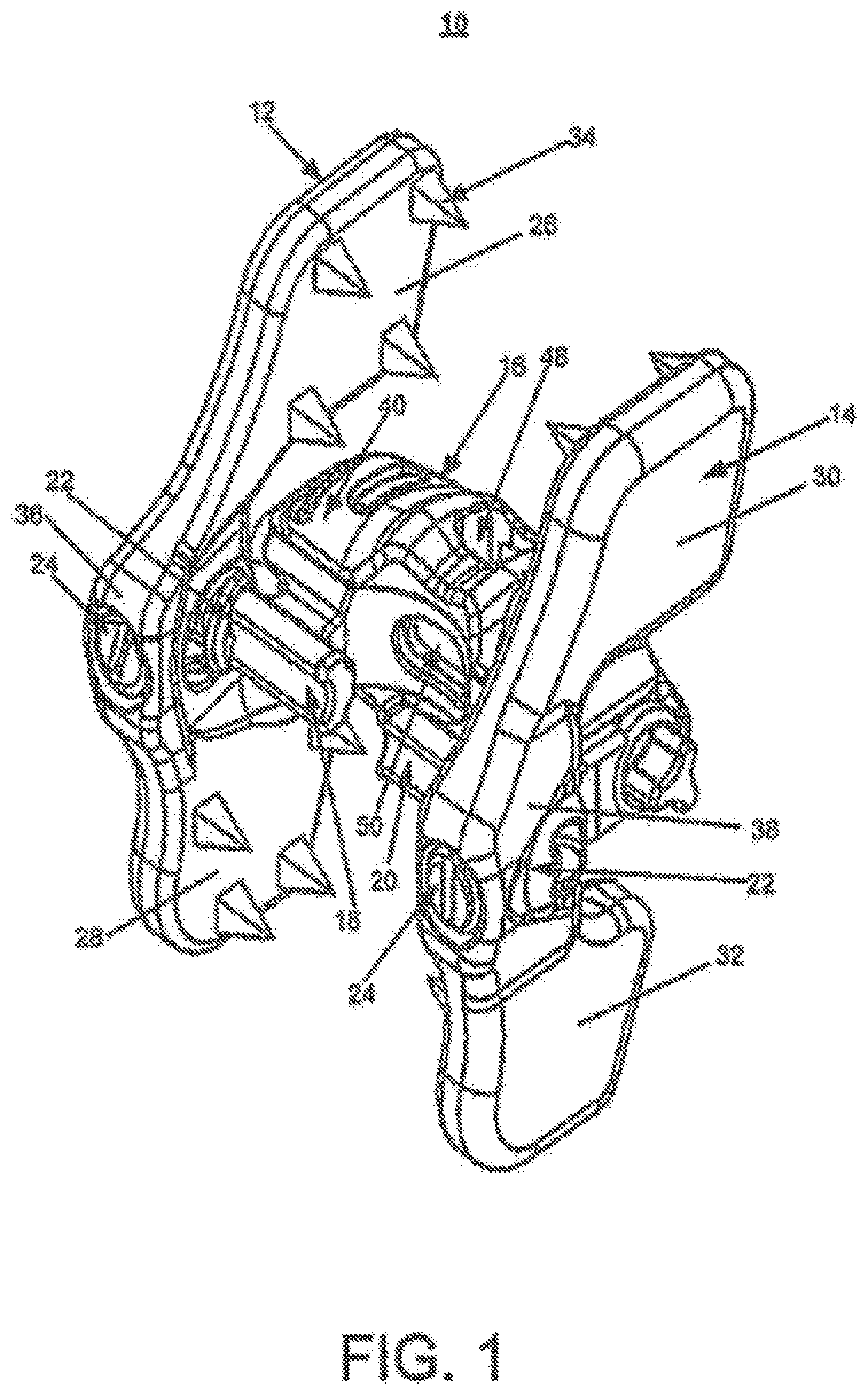 Patent US12396763 — Spinous process fixation system and methods thereof — Figure 1