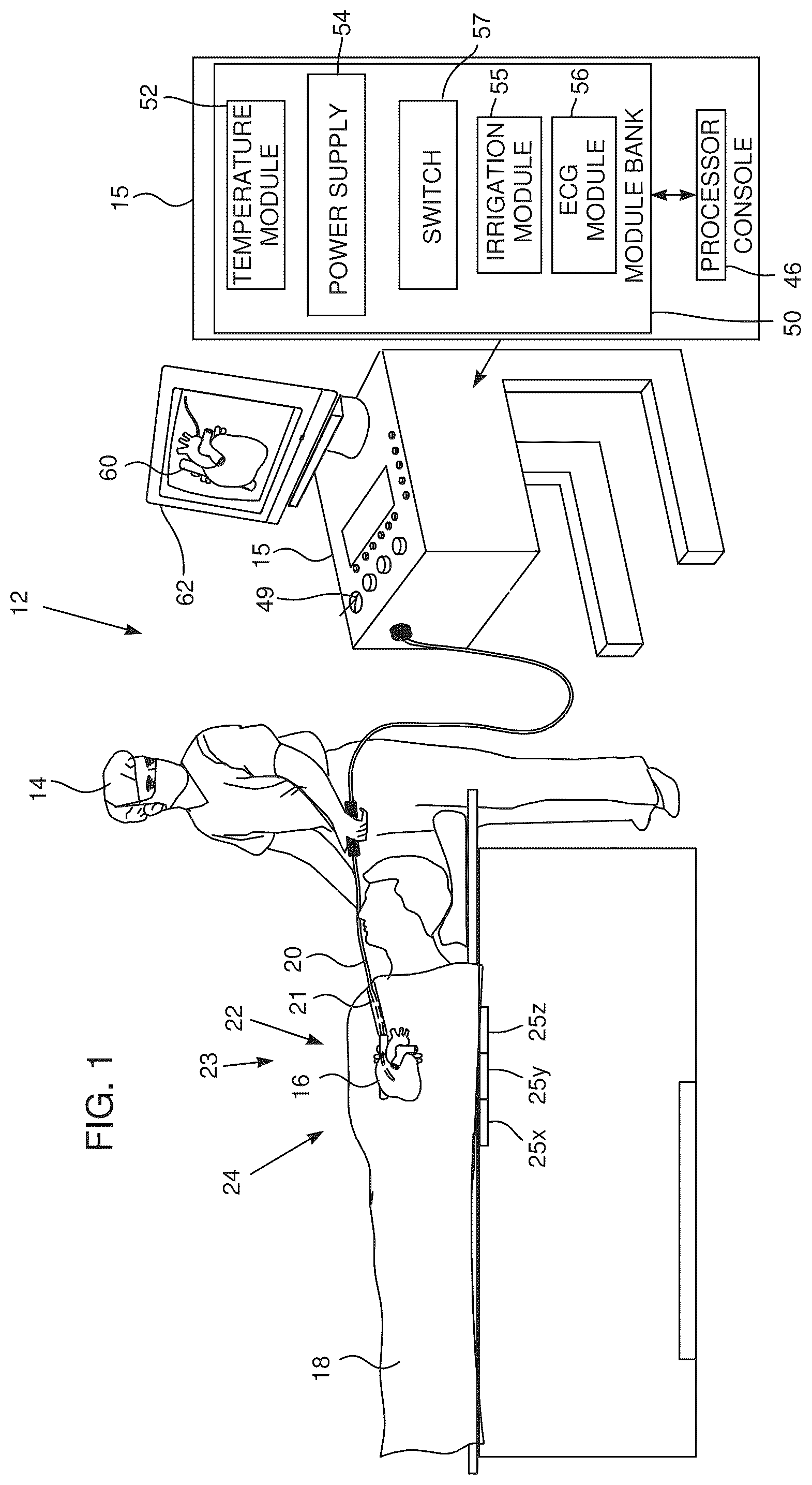 Patent US12396790 — Temperature controlled short duration ablation with multiple electrodes — Figure 1