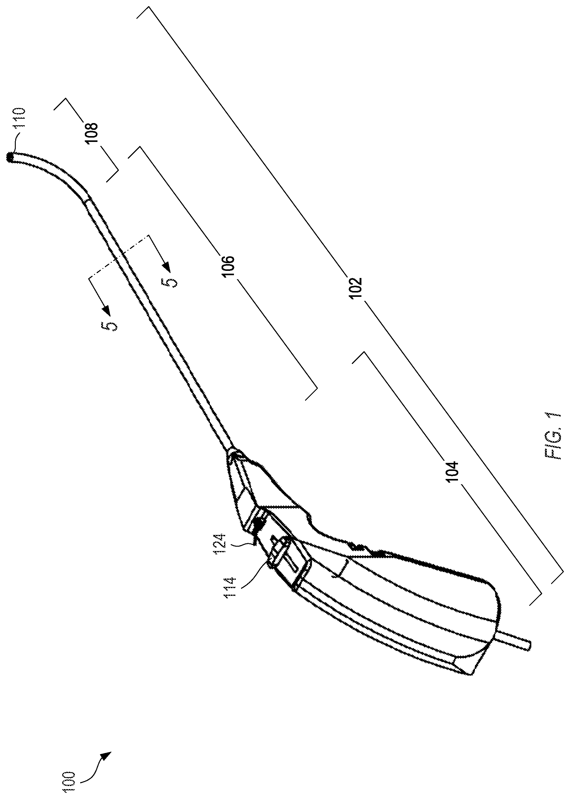 Patent US12396792 — Nephroscope with flexible and articulatable distal portion — Figure 1