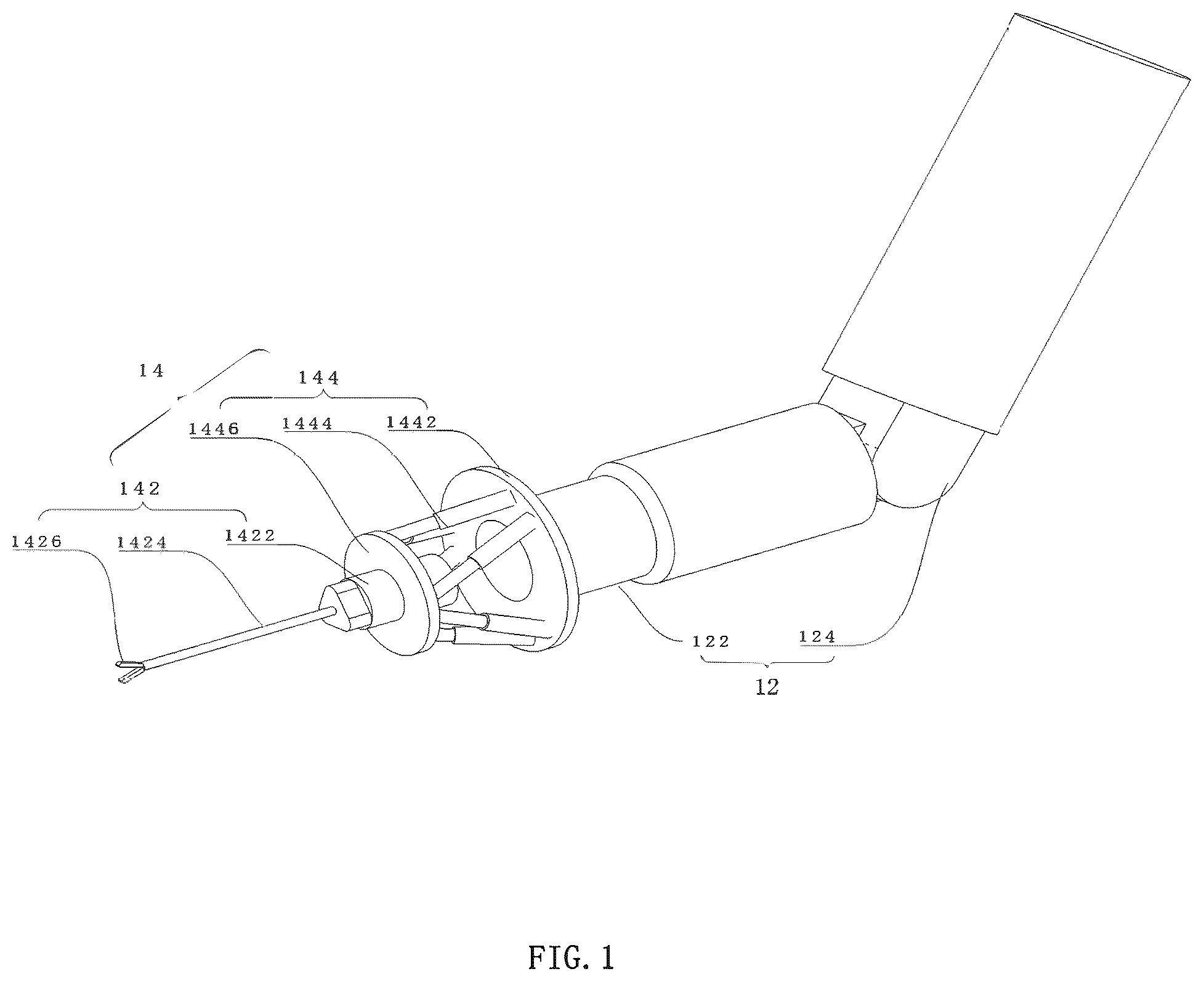 Patent US12396814 Figure 1 – Control method for surgical robotic arm, computer device, and surgical robotic arm