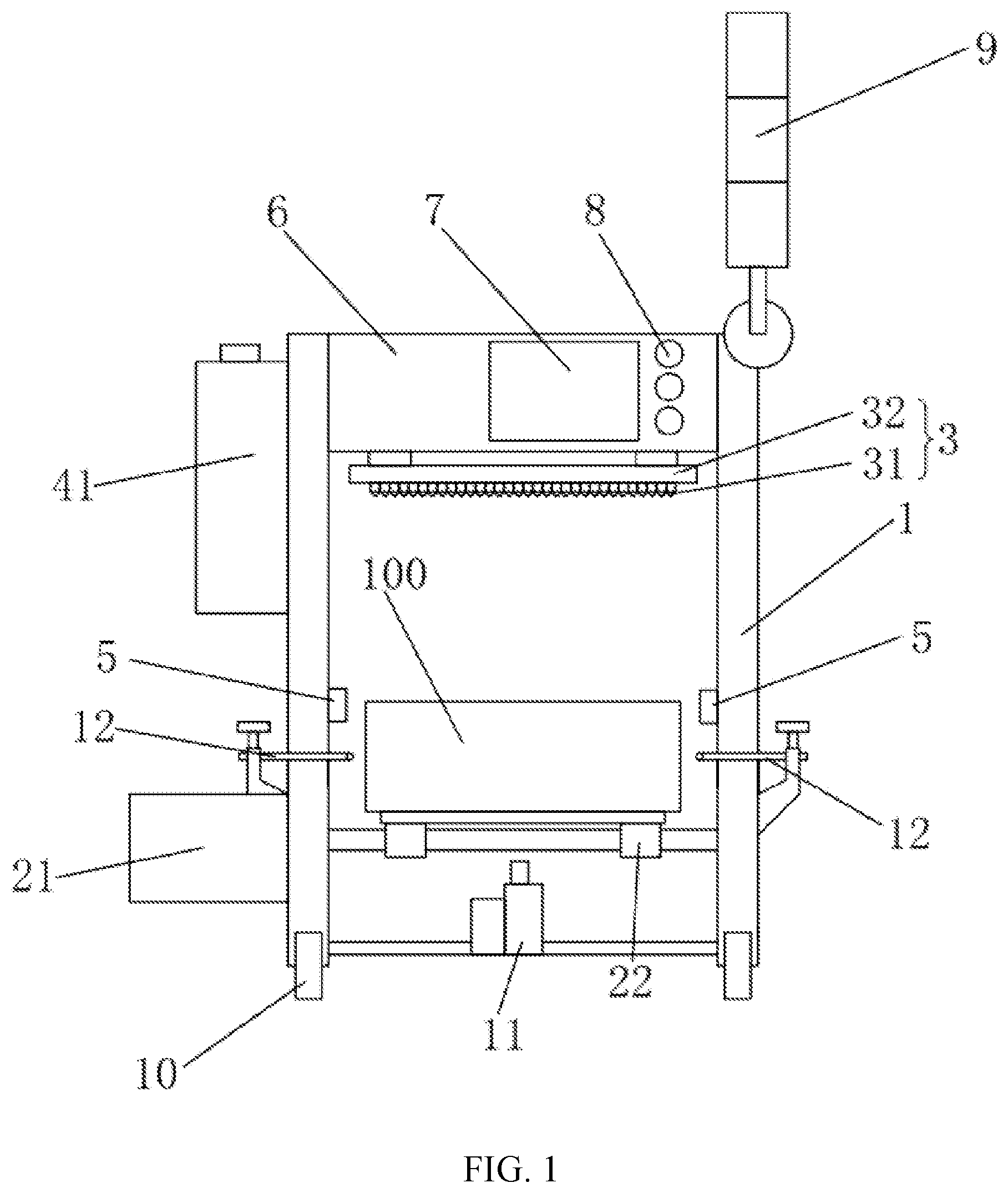 Patent US12396833 — Vaccine spray equipment — Figure 1