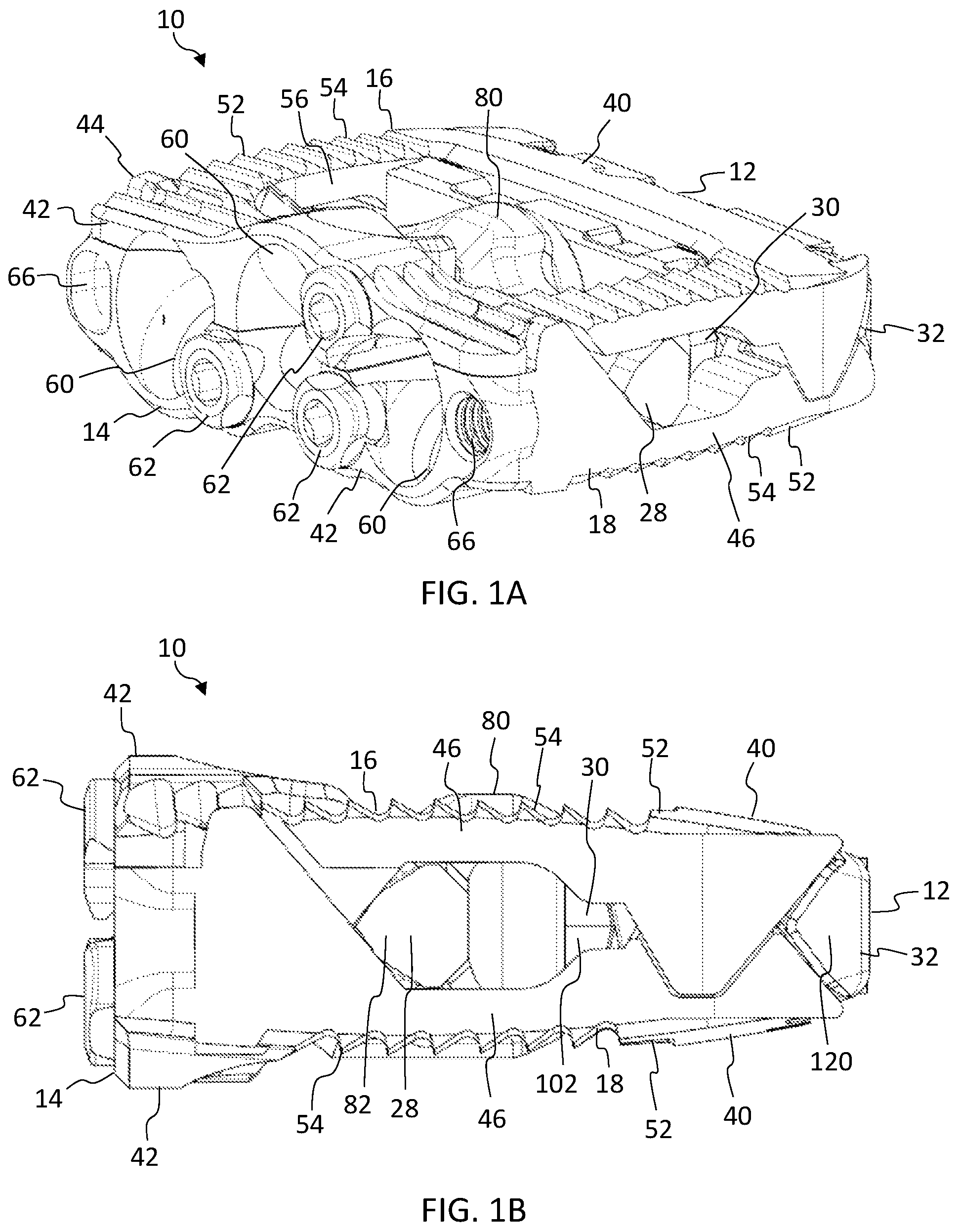 Patent US12396866 — Expandable anterior lumbar implants — Figure 1