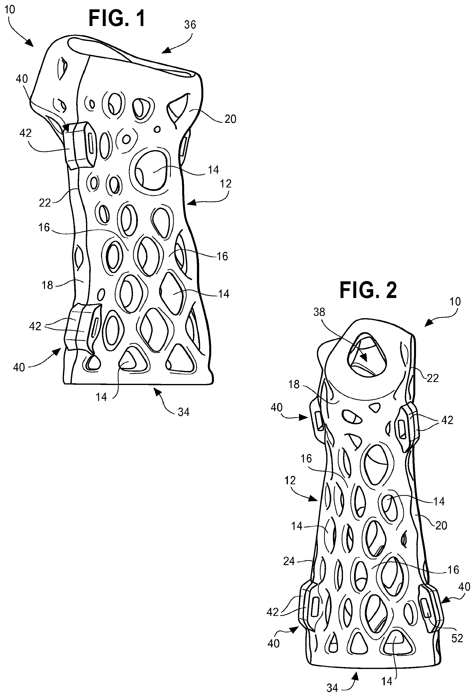 Patent US12396877 — Customizable fitted apparatus — Figure 1