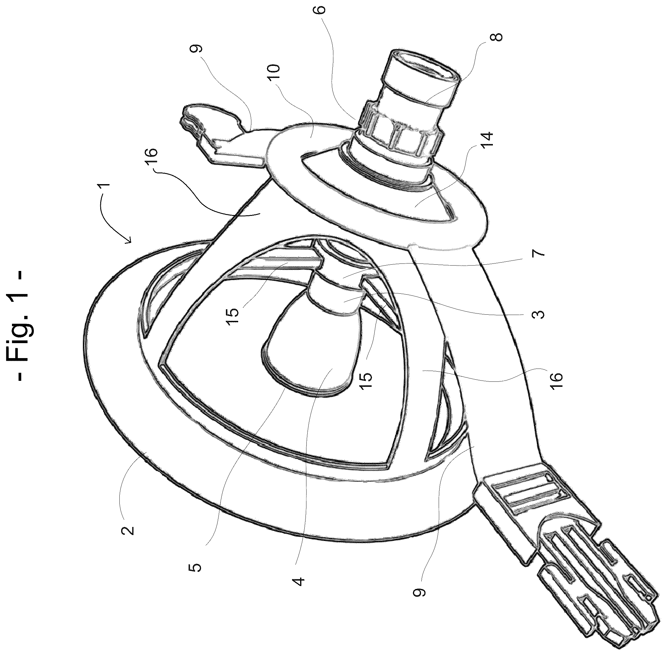 Patent US12396880 — Ostomy output diversion device — Figure 1