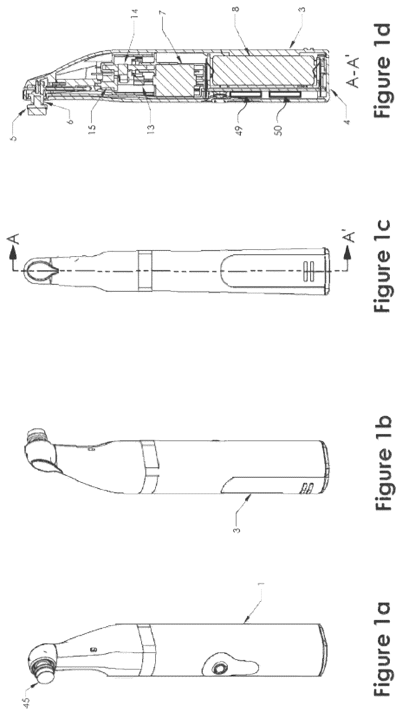 Patent US12396884 — Device and method for stimulating the meibomian glands of the eyelid — Figure 1