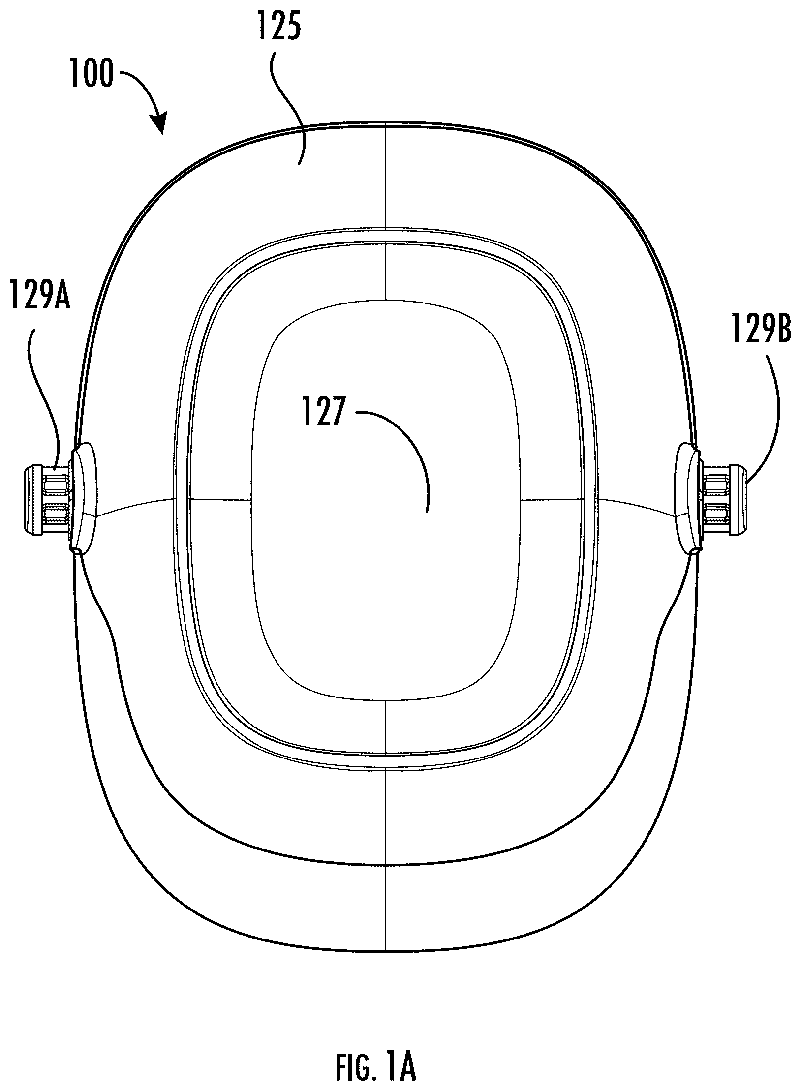Patent US12396893 — Apparatuses, systems, and methods for increasing or manipulating noise attenuation in hearing protection device — Figure 1