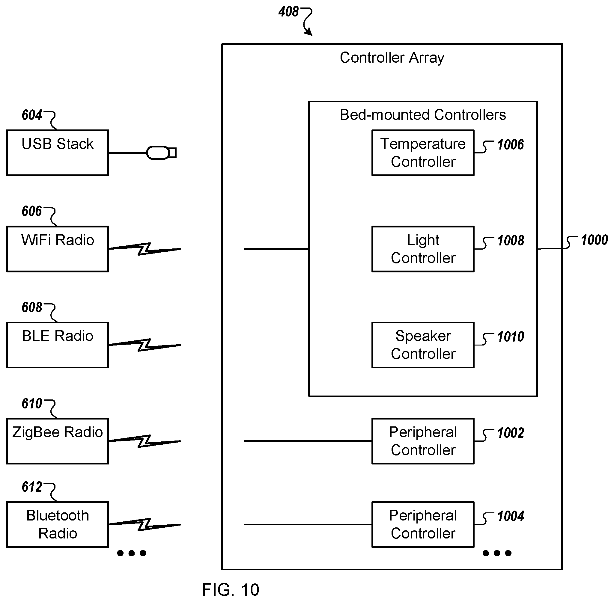 Patent US12396906 Figure 11 – Bed having physiological event detecting feature
