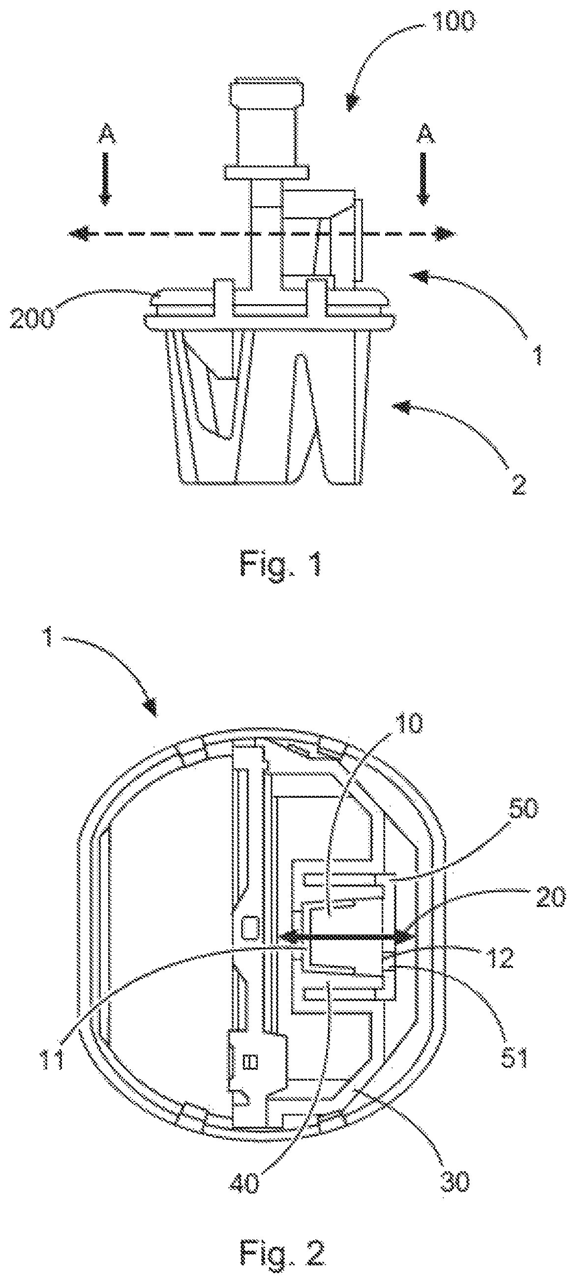 Patent US12396925 — Filter system for a closed fluid-transfer system with pressure equalization — Figure 1