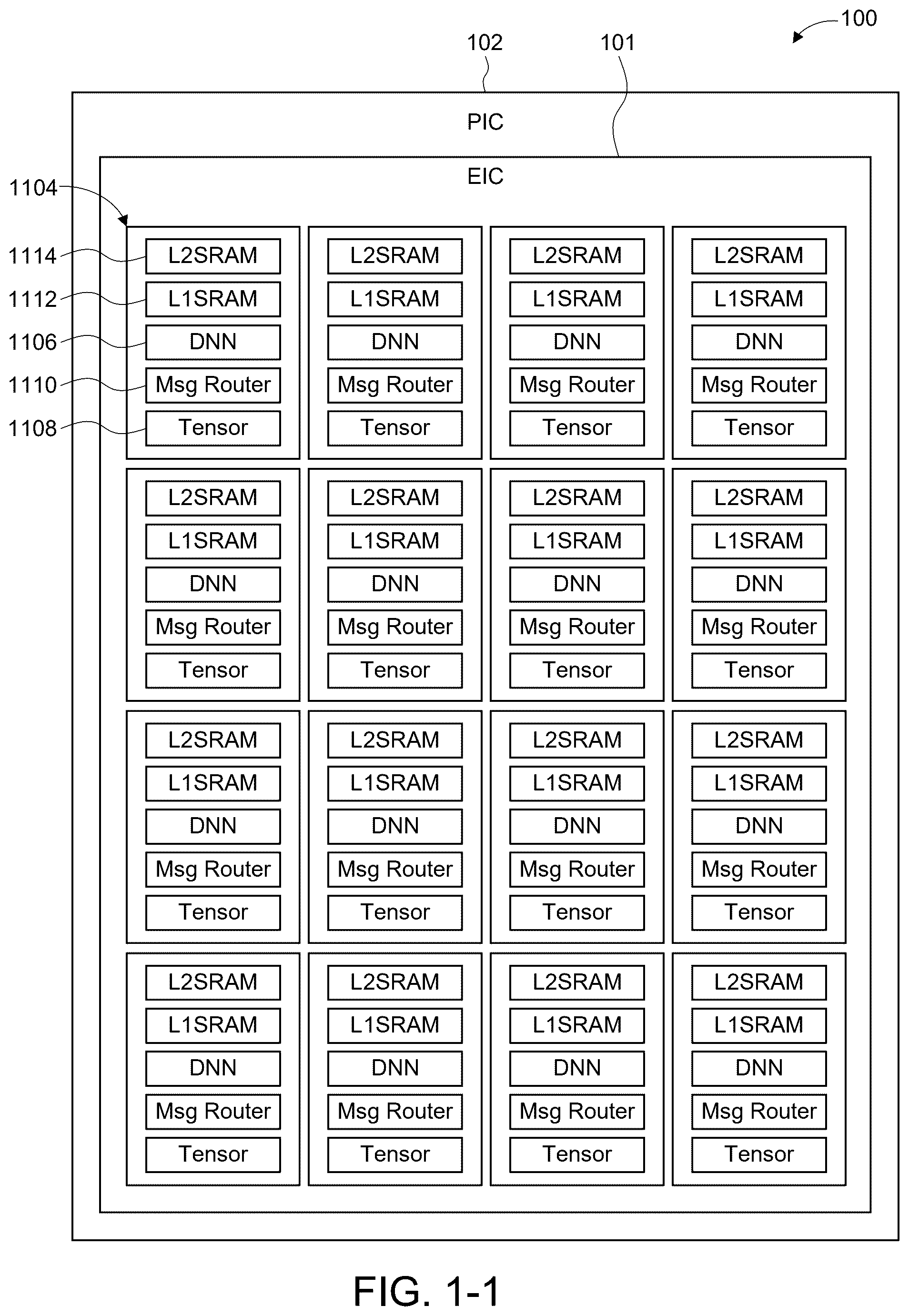Patent US12401008 — Electrical interconnects for packages containing photonic integrated circuits — Figure 1