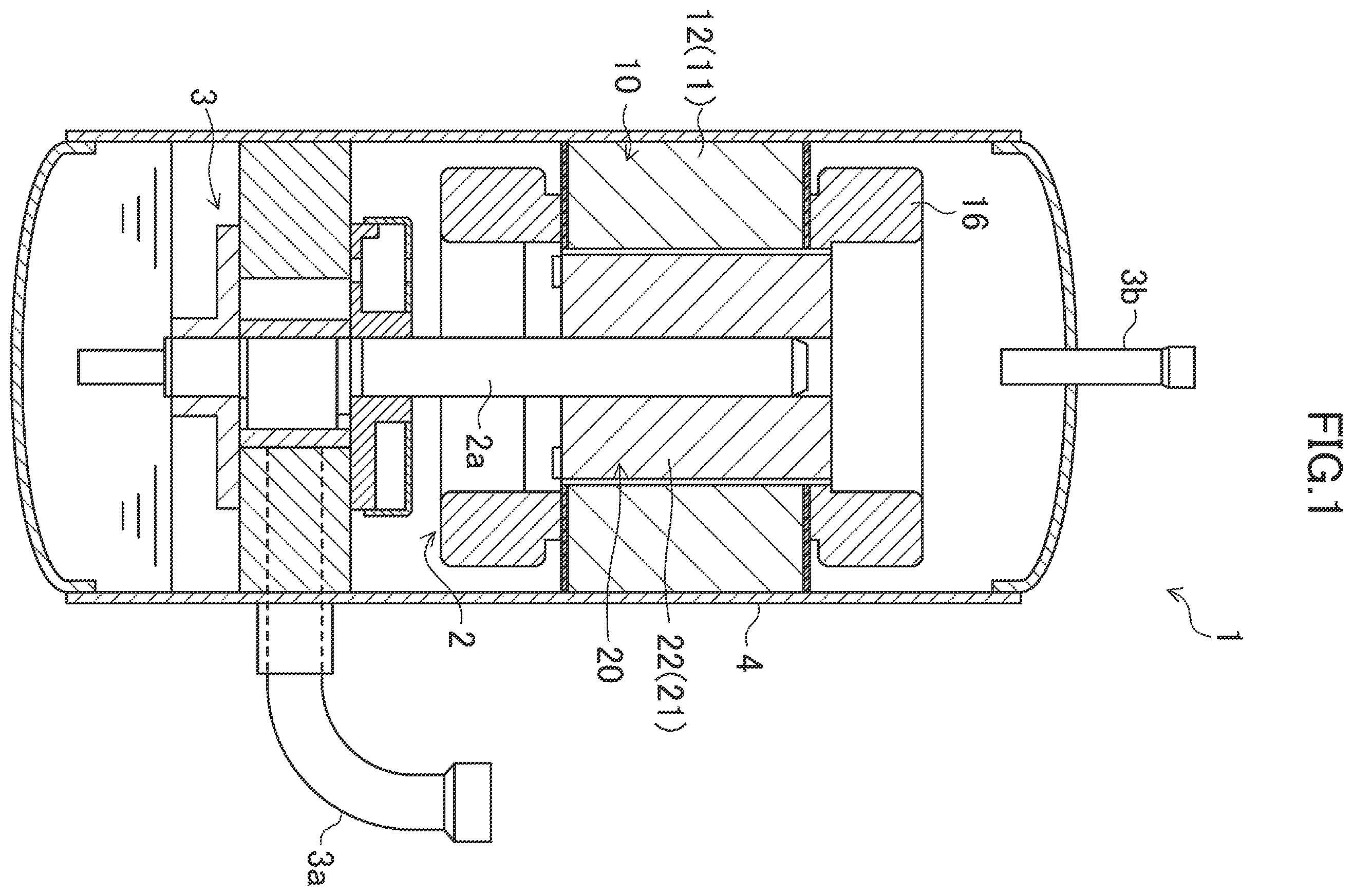 Patent US12401239 — Core, rotating electrical machine, and stationary apparatus — Figure 1