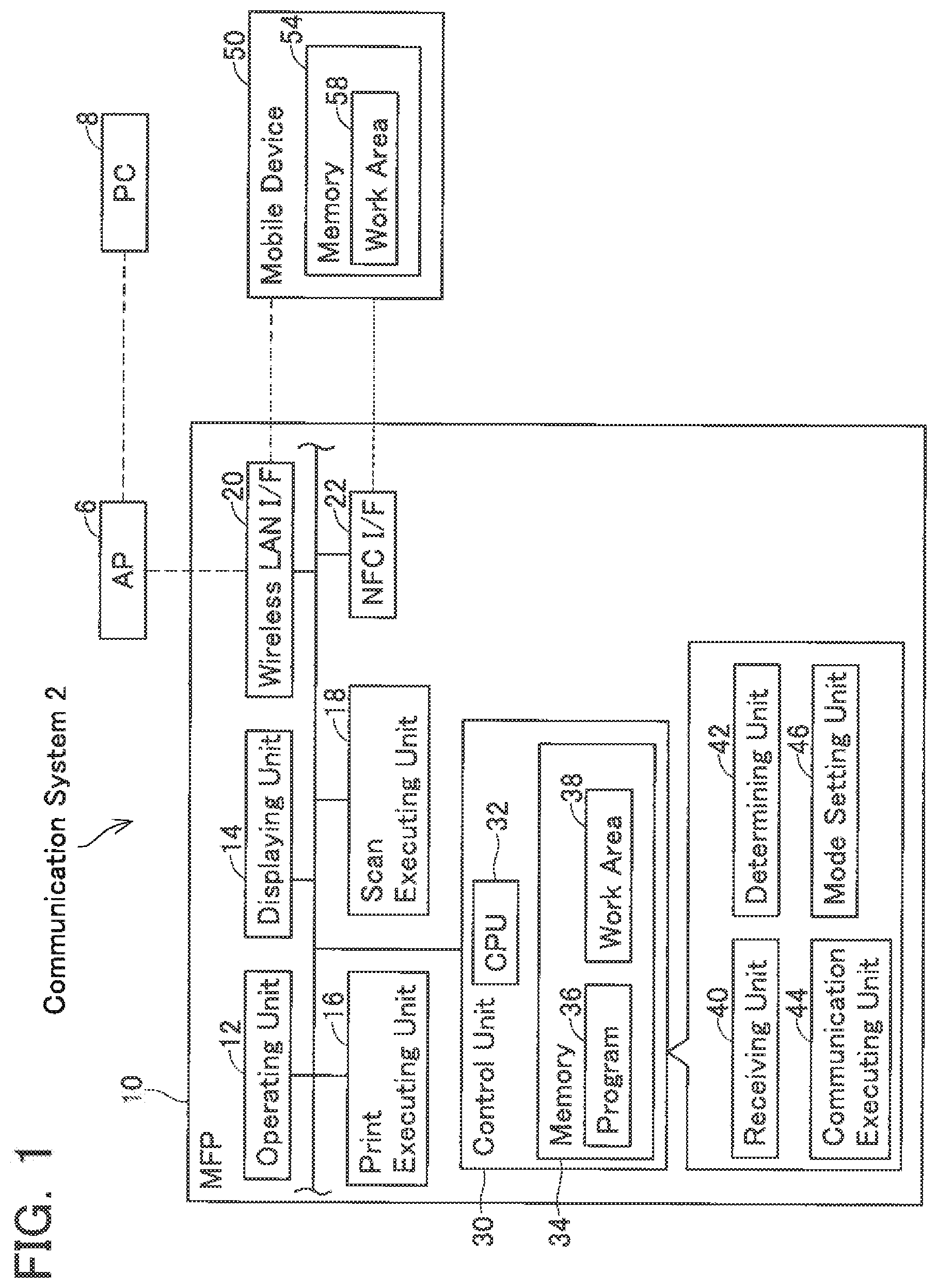 Patent US12401981 — Communication device — Figure 1