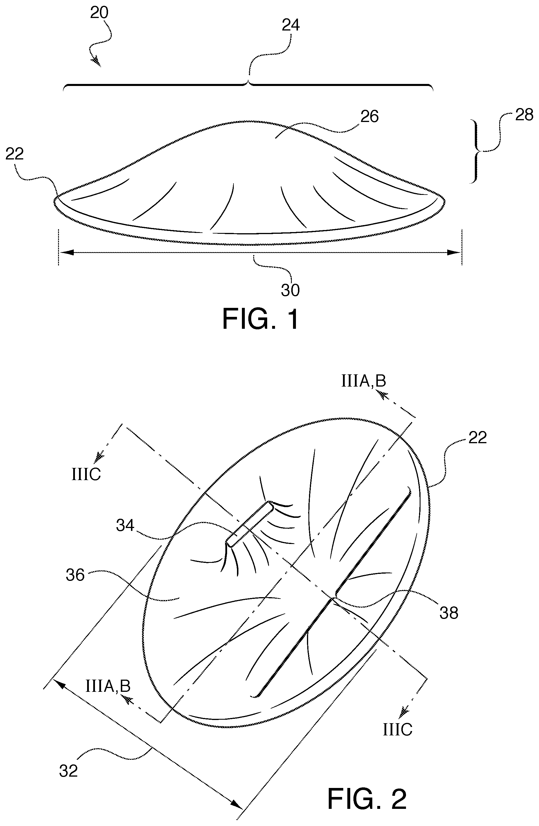 Patent US12403003 Figure 1 – Tympanic membrane patch and loading vehicle
