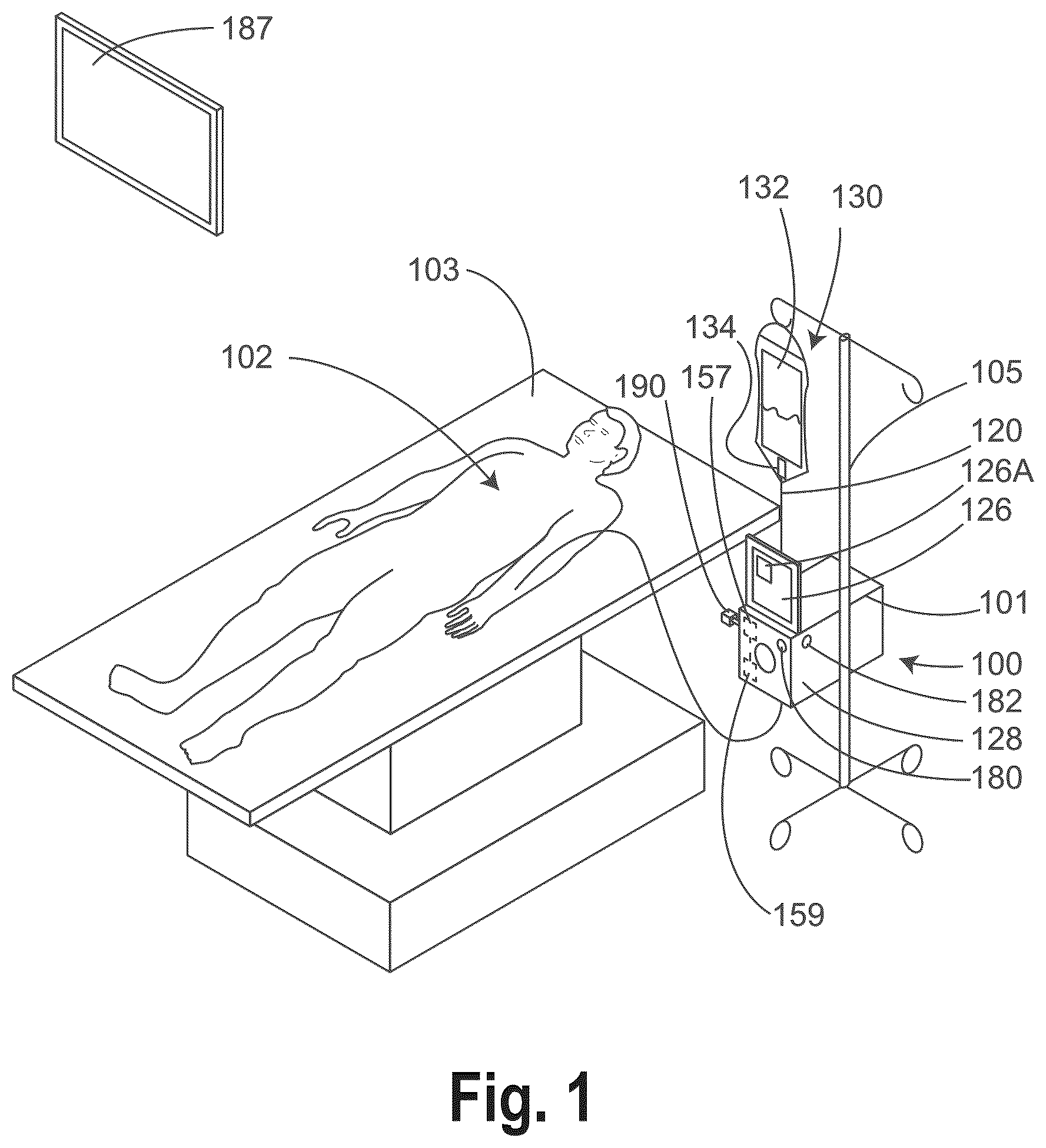 Patent US12403056 — Relocation module and methods for surgical equipment — Figure 1