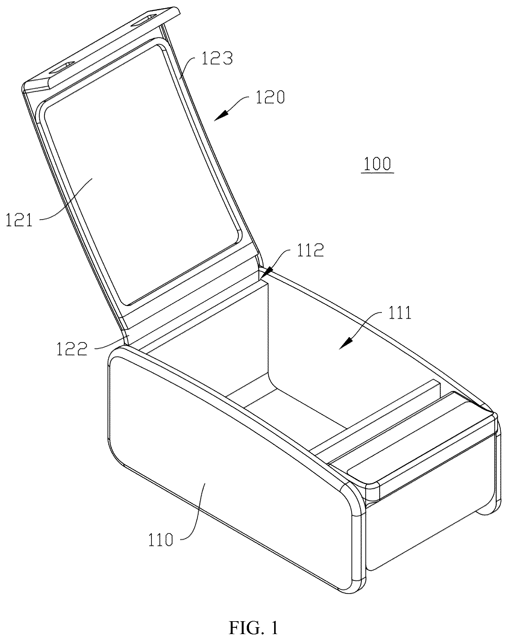 Patent US12403072 — Medication container — Figure 1