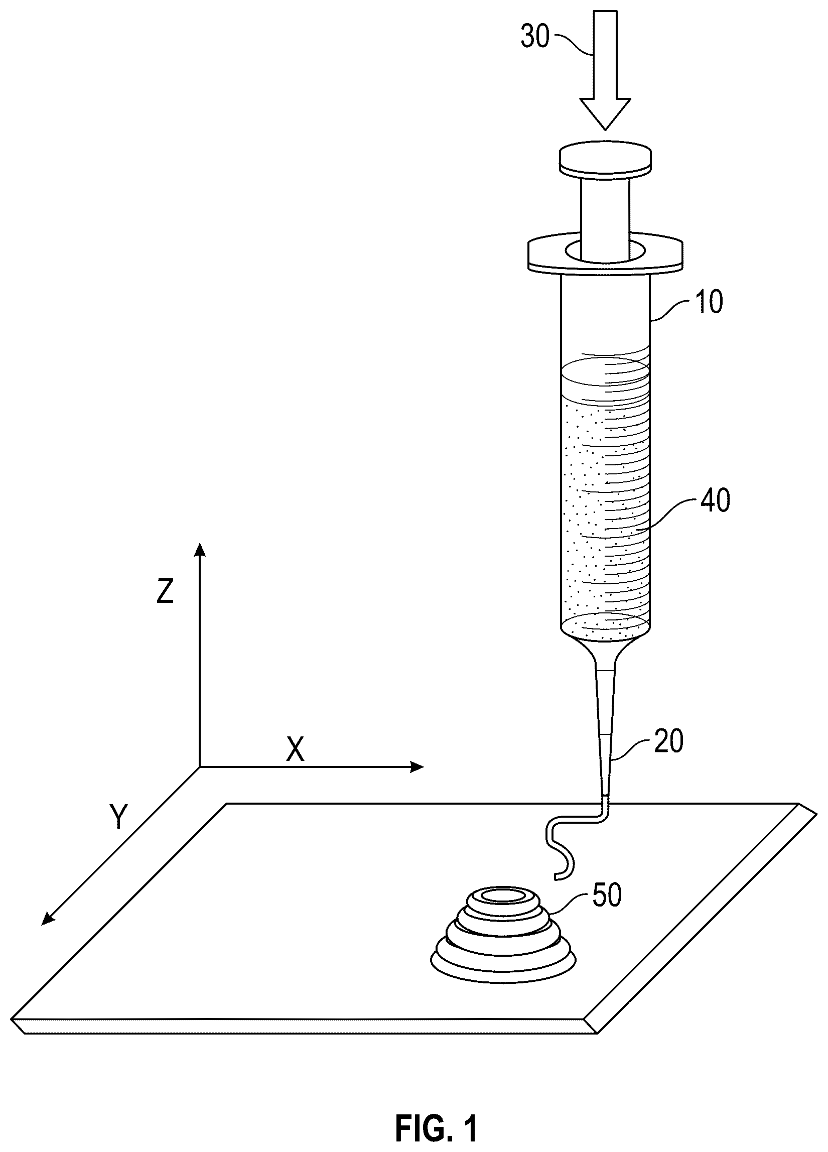 Patent US12403163 — 3D printed, freeze-dried hydrogels and methods of making and using the same — Figure 1