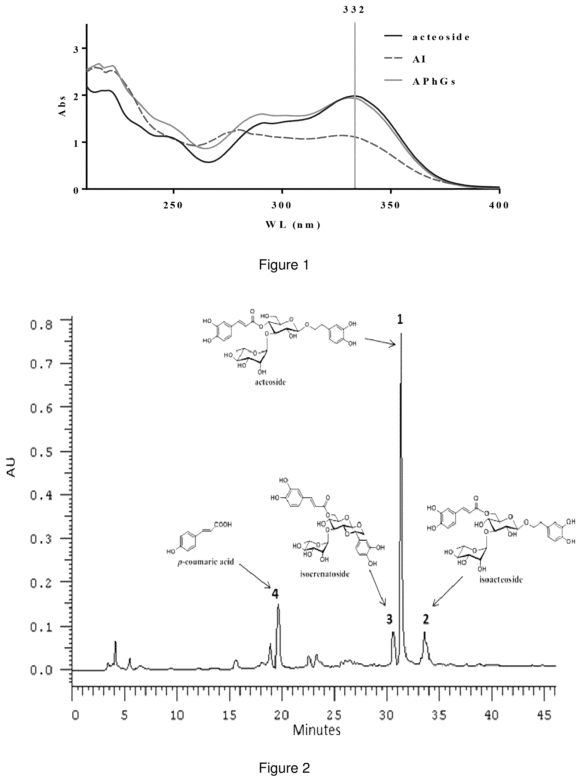 Patent US12403167 — Phenylethanoid glycoside extract from Acanthus ilicifolius L., preparation method thereof and use as anti-liver injury medicament — Figure 1