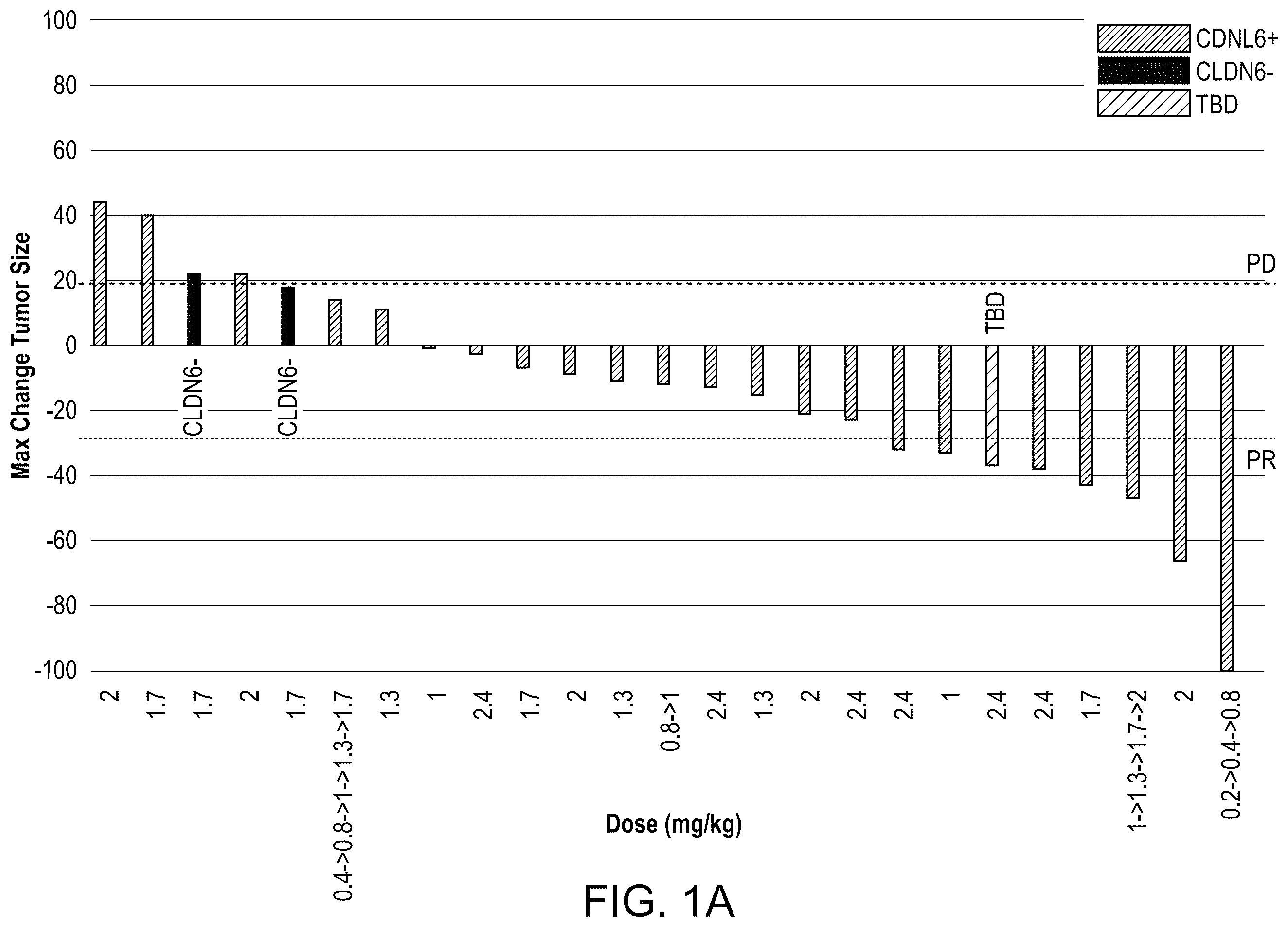 Patent US12403202 — Dosage of claudin-6 conjugates for cancer treatment — Figure 1