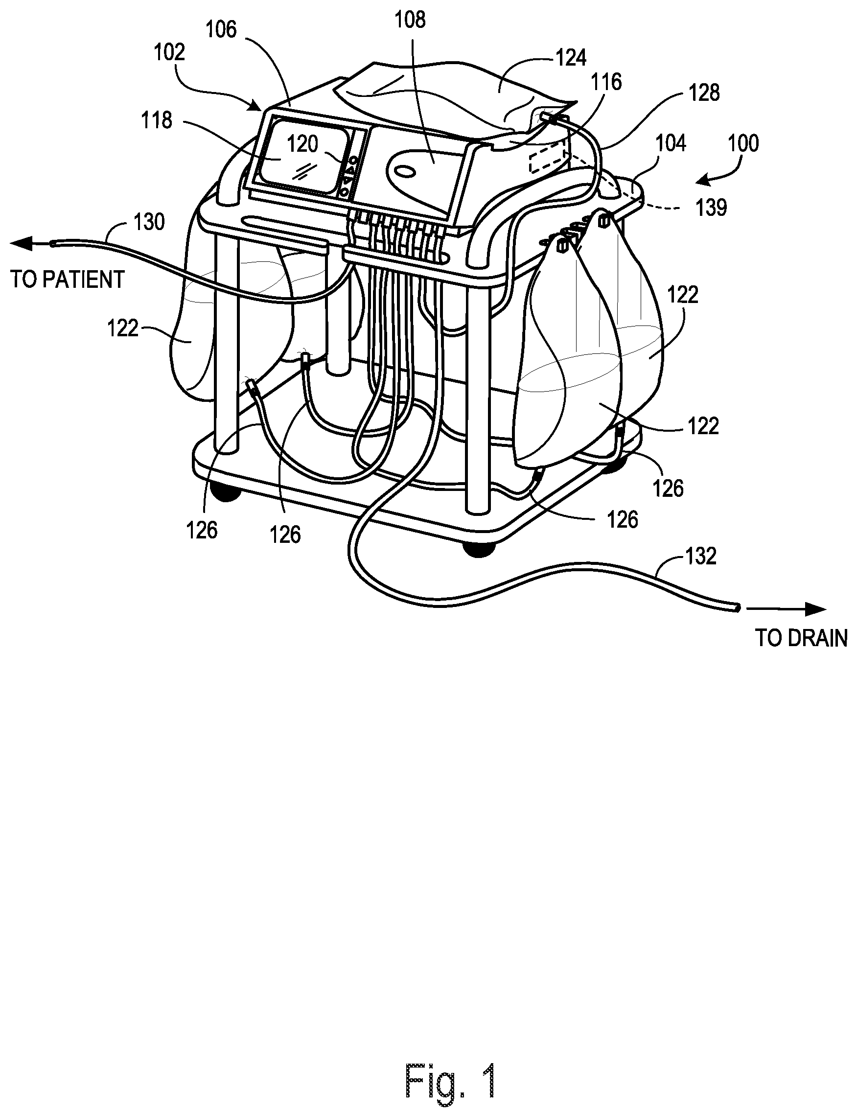 Patent US12403231 — Smart dialysis bag detection system — Figure 1