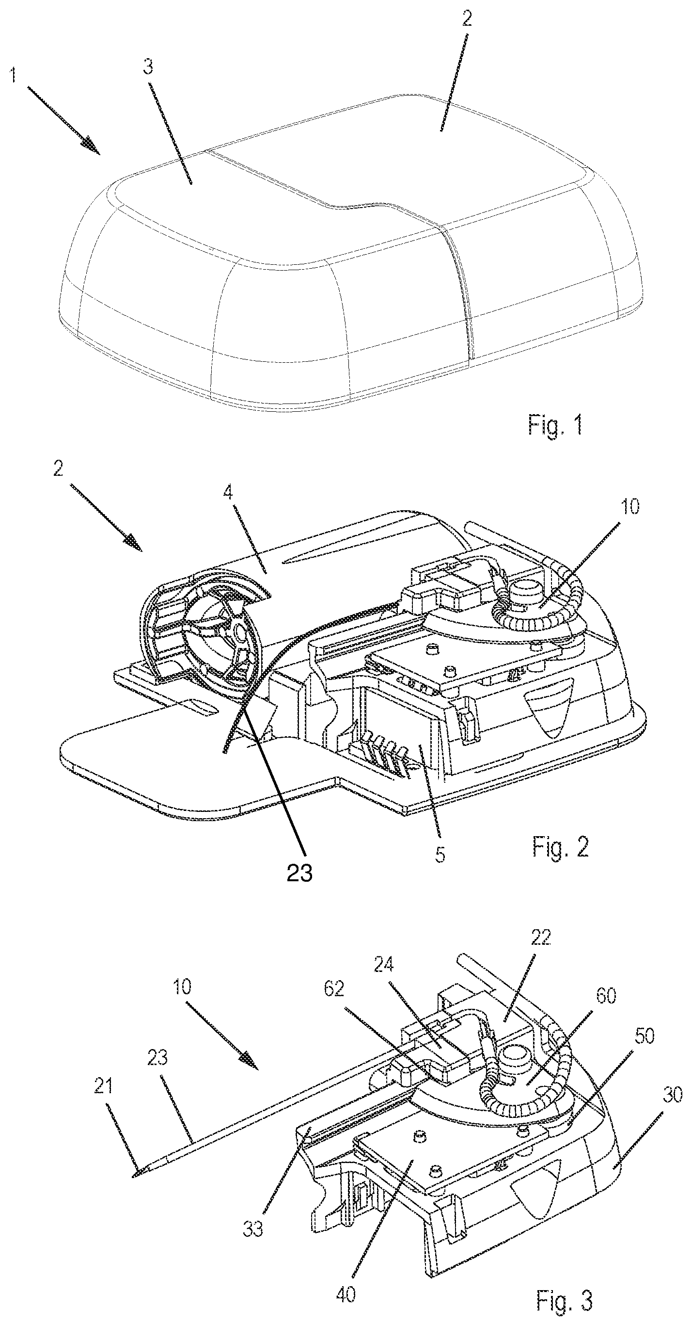 Patent US12403246 — Piercing device for an administration device — Figure 1