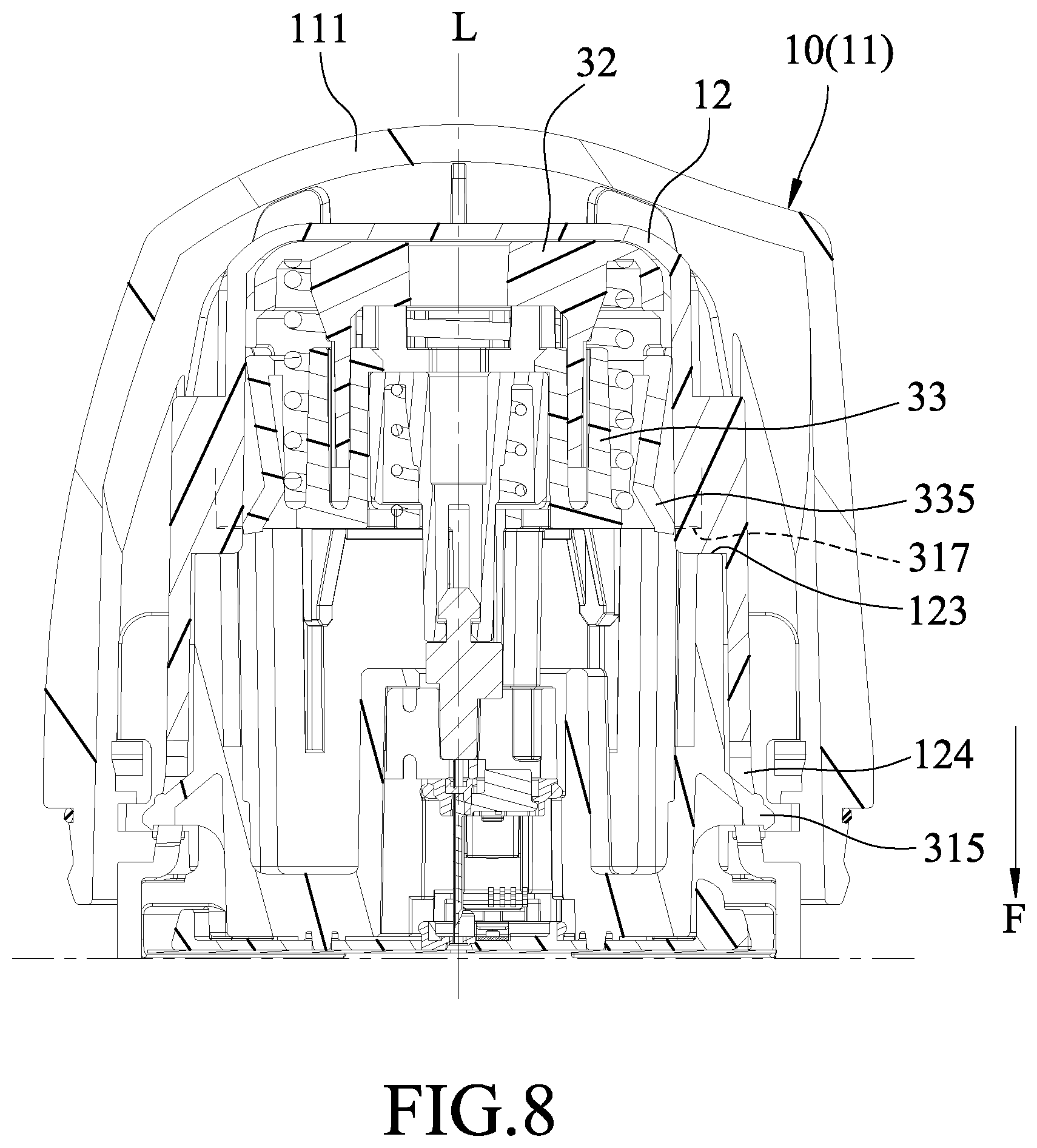 Patent US12403260 Figure 8 – Insertion device for a biosensor and insertion method thereof