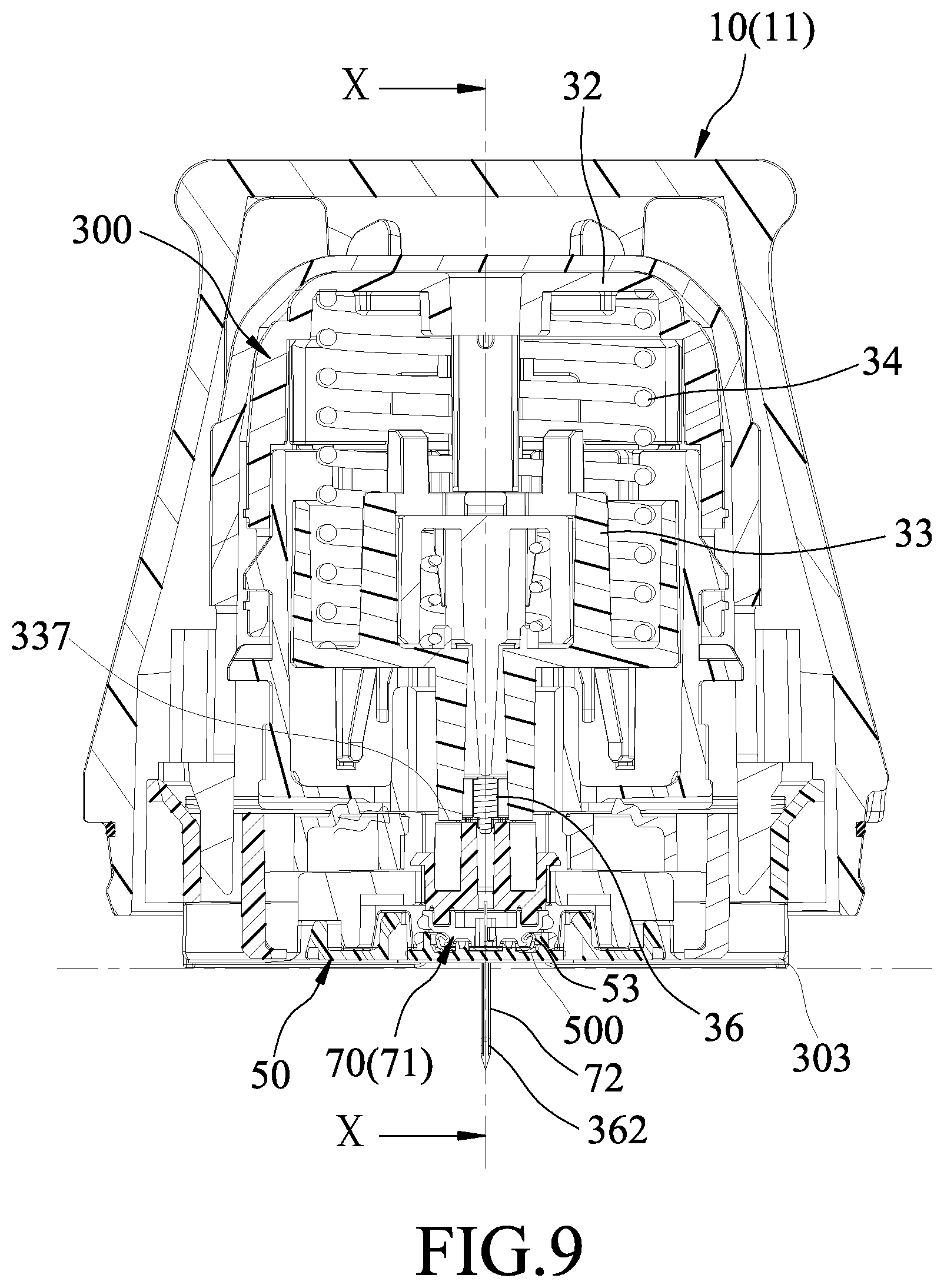 Patent US12403260 Figure 9 – Insertion device for a biosensor and insertion method thereof