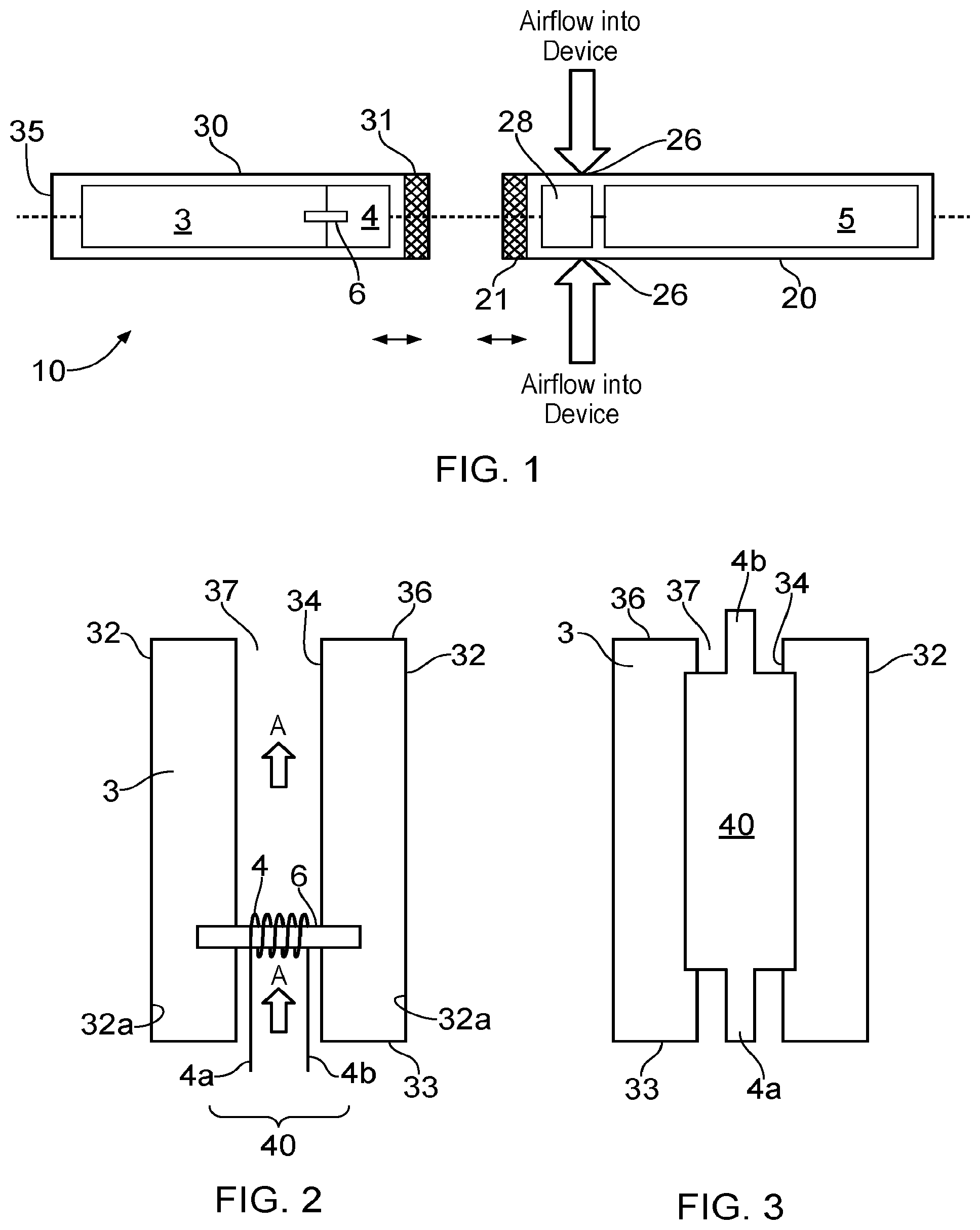 Patent US12403274 — Electronic vapor provision device with absorbent element — Figure 1