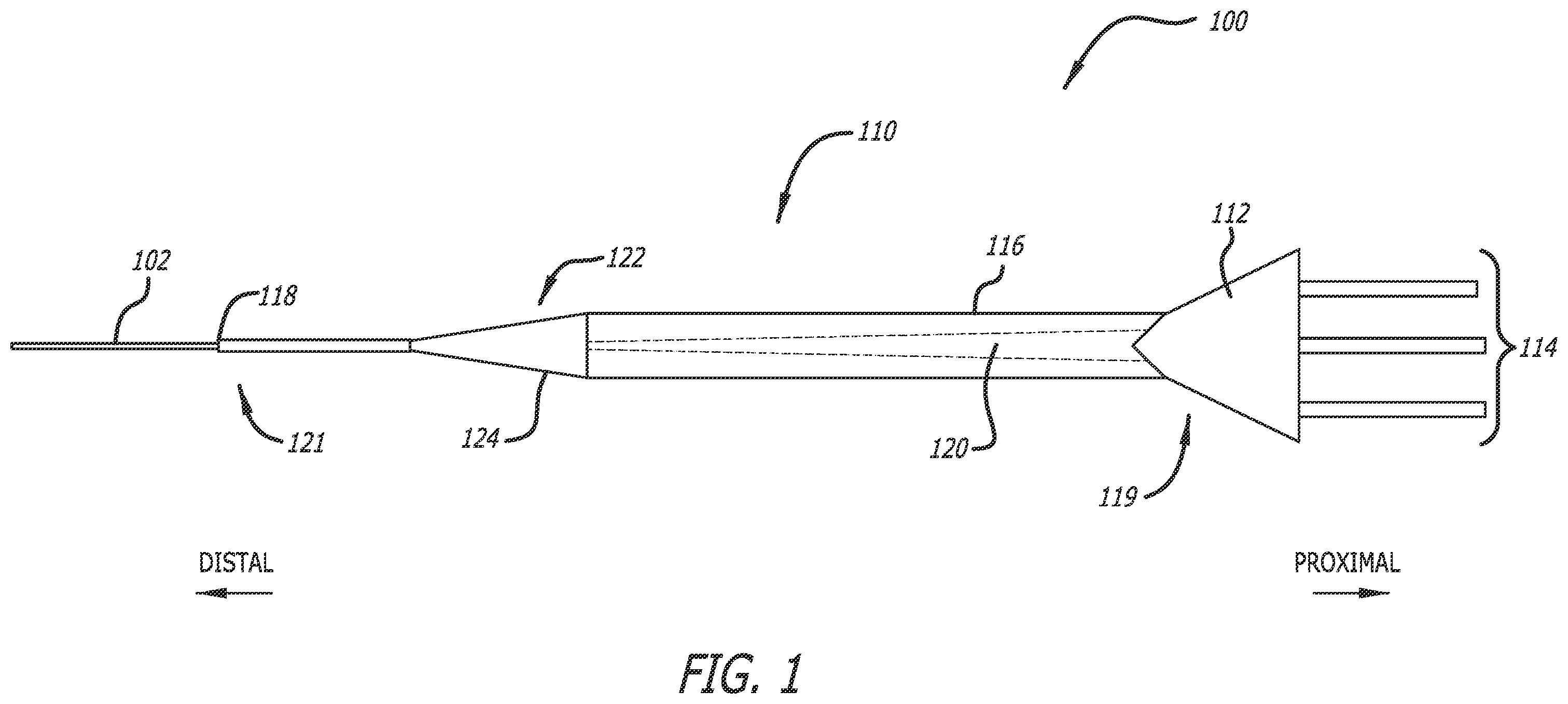 Patent US12403286 — Passive dilation in catheter insertion systems — Figure 1