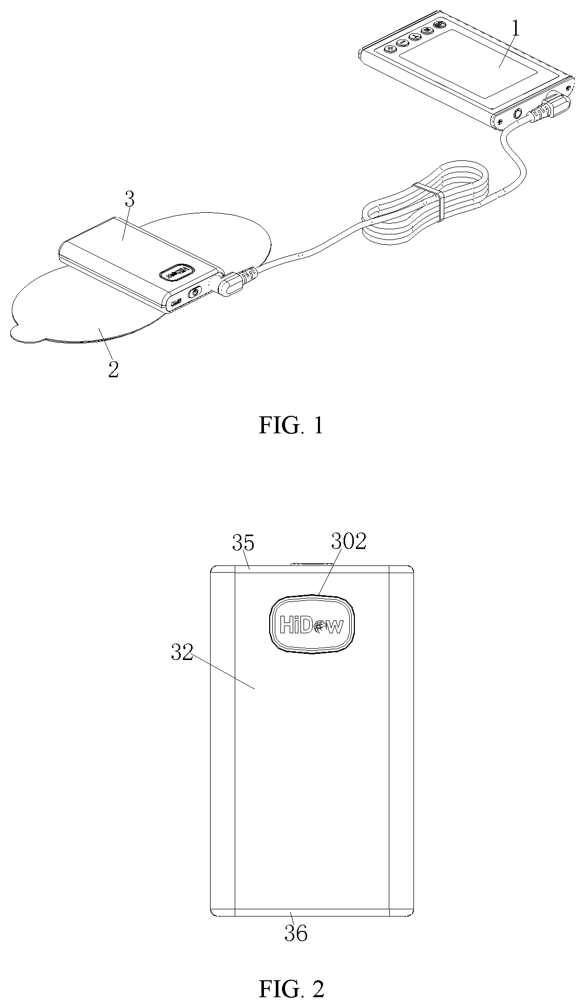 Patent US12403298 — Physiotherapy device and method for controlling physiotherapy device — Figure 1