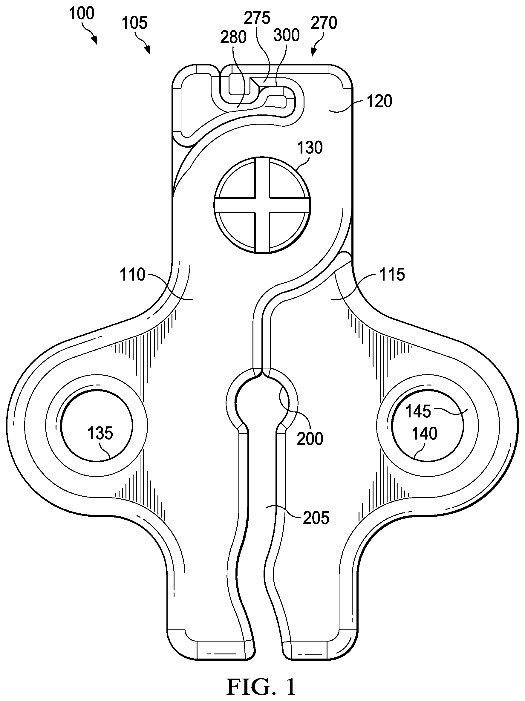 Patent US12403302 — Methods and apparatus for a lead fixation device — Figure 1