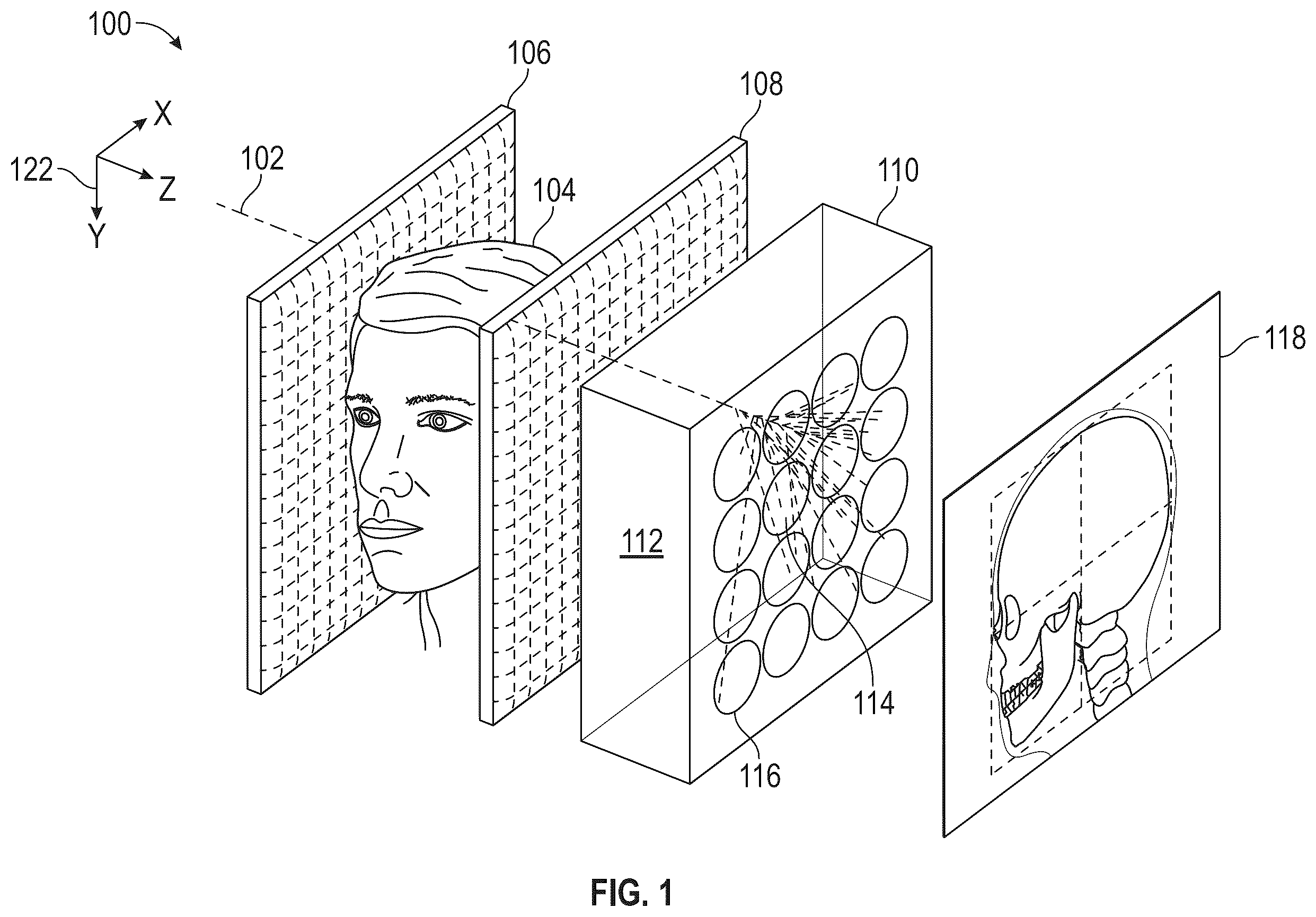 Patent US12403329 — Updating proton stopping power maps for proton radiation therapy treatment planning — Figure 1