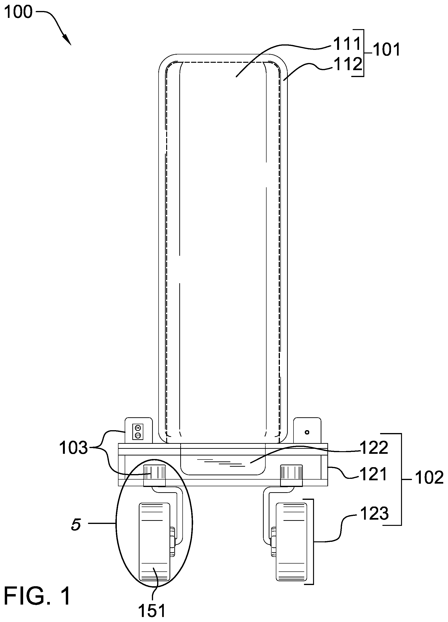 Patent US12403370 — Remote-controlled punching bag — Figure 1