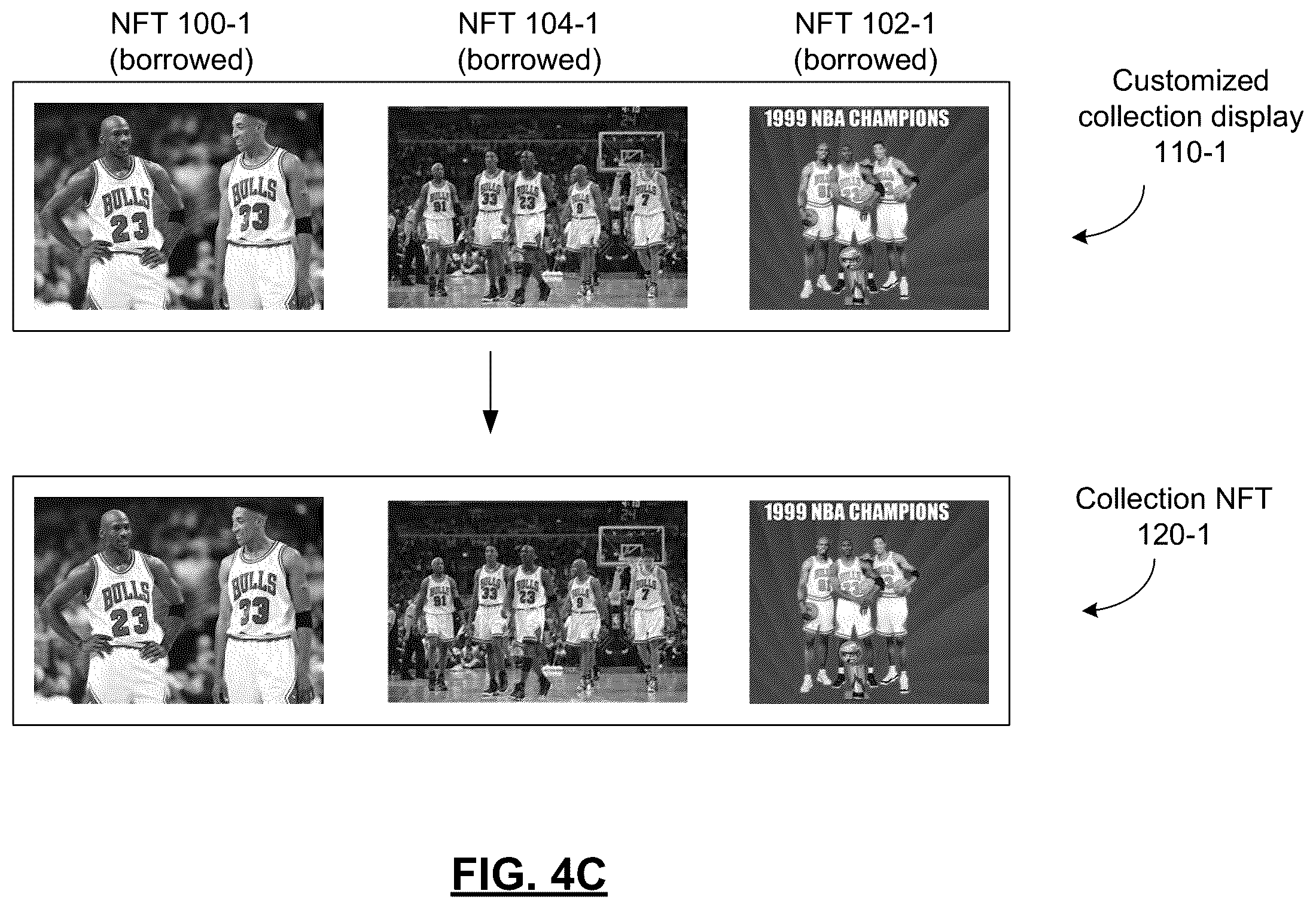 Patent US12403401 Figure 15 – Game platform for updating game NFTs based on authenticated game play