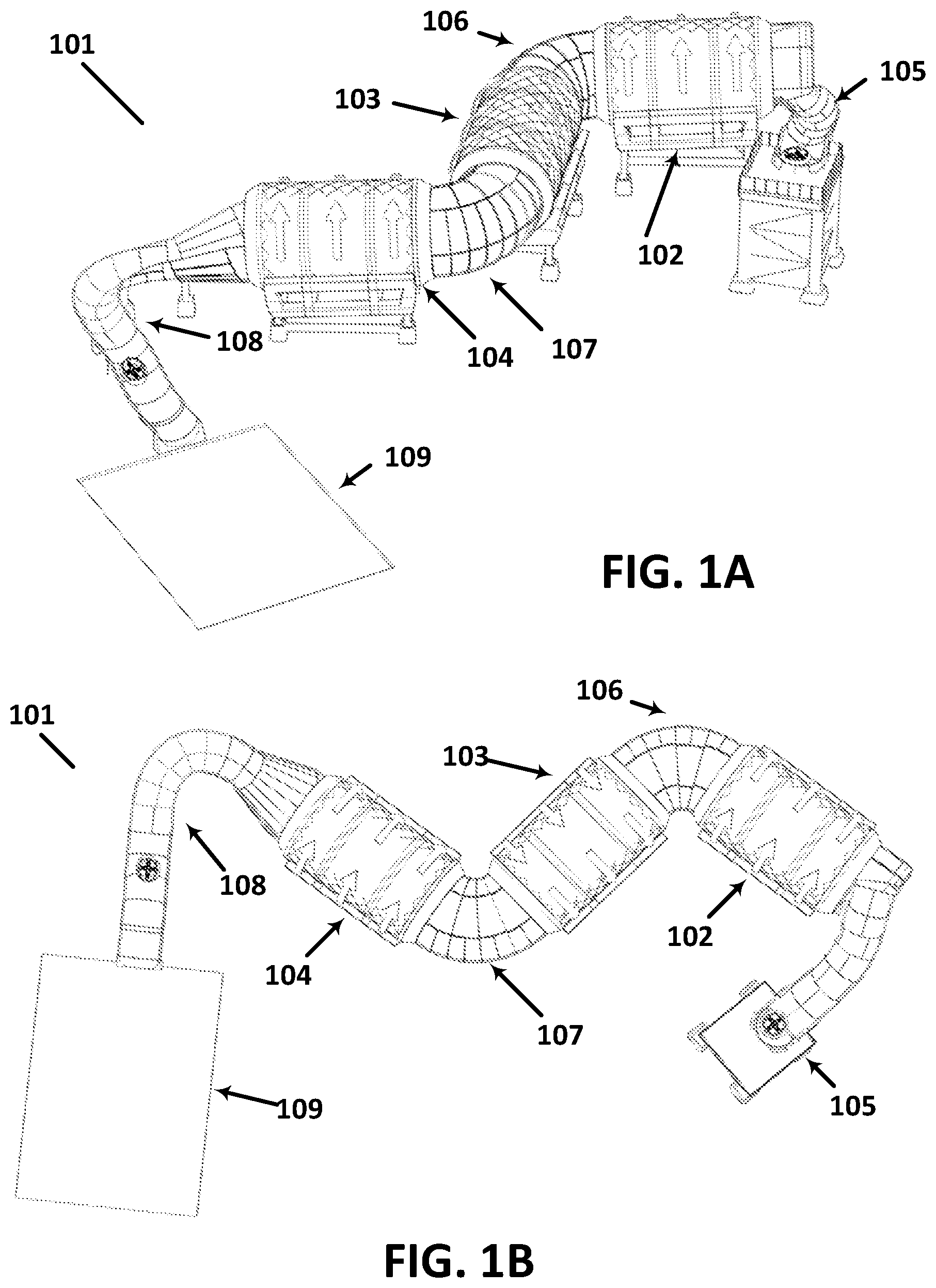 Patent US12403407 Figure 1 – Rotating amusement water related feature