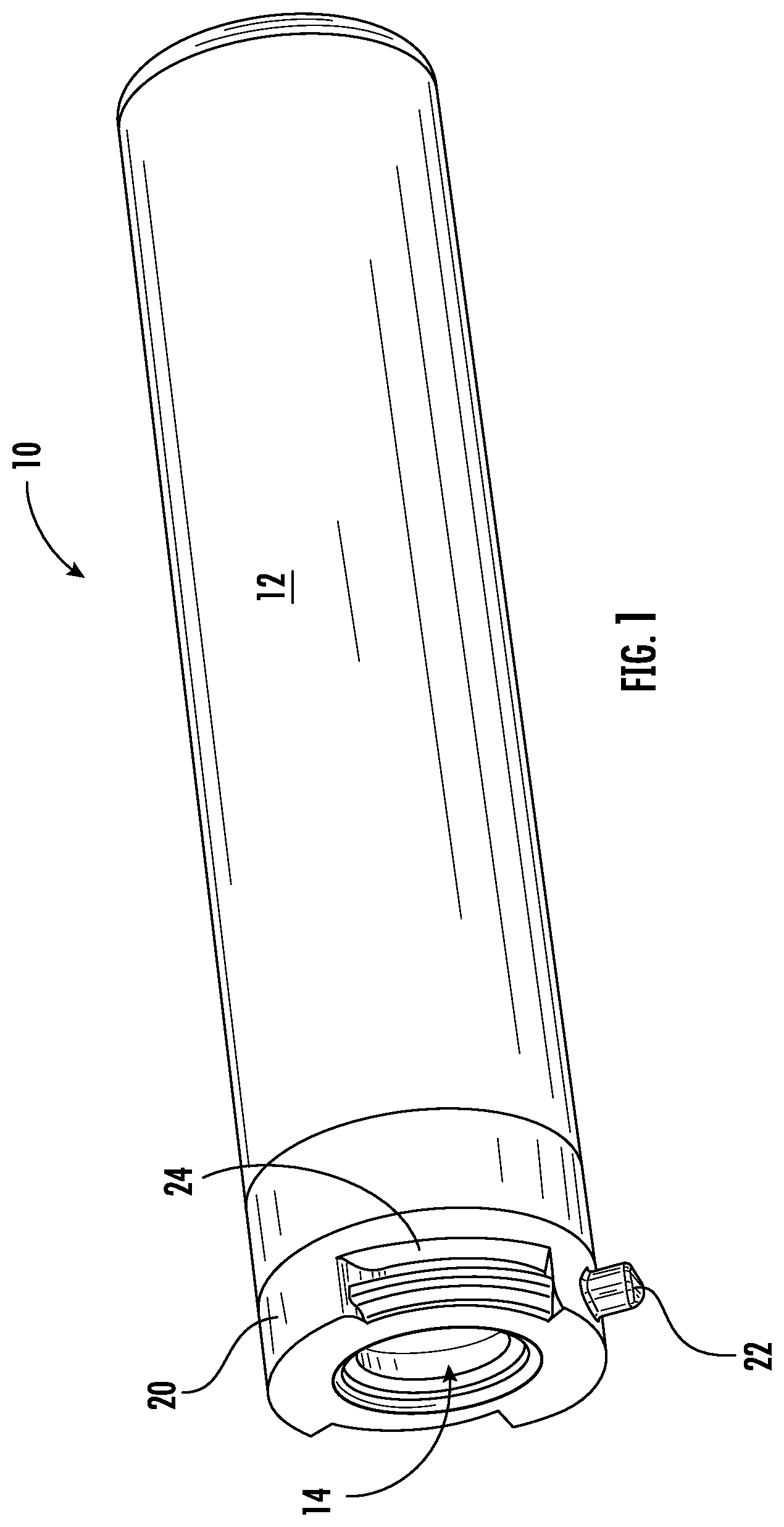 Patent US12403416 Figure 1 – Mechanical interlock system for a filter