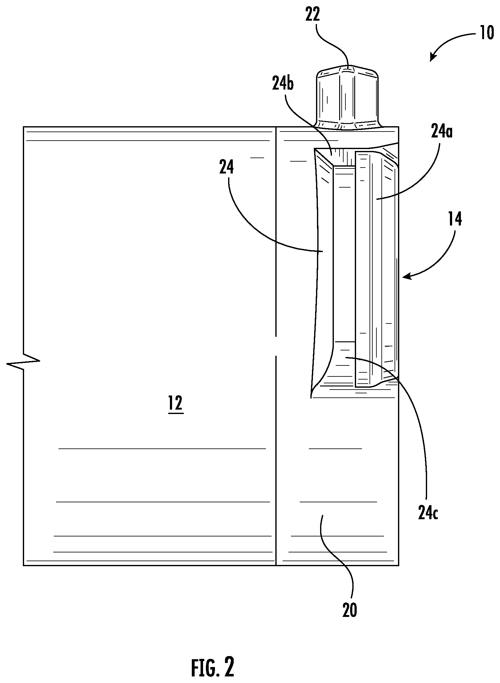 Patent US12403416 Figure 2 – Mechanical interlock system for a filter
